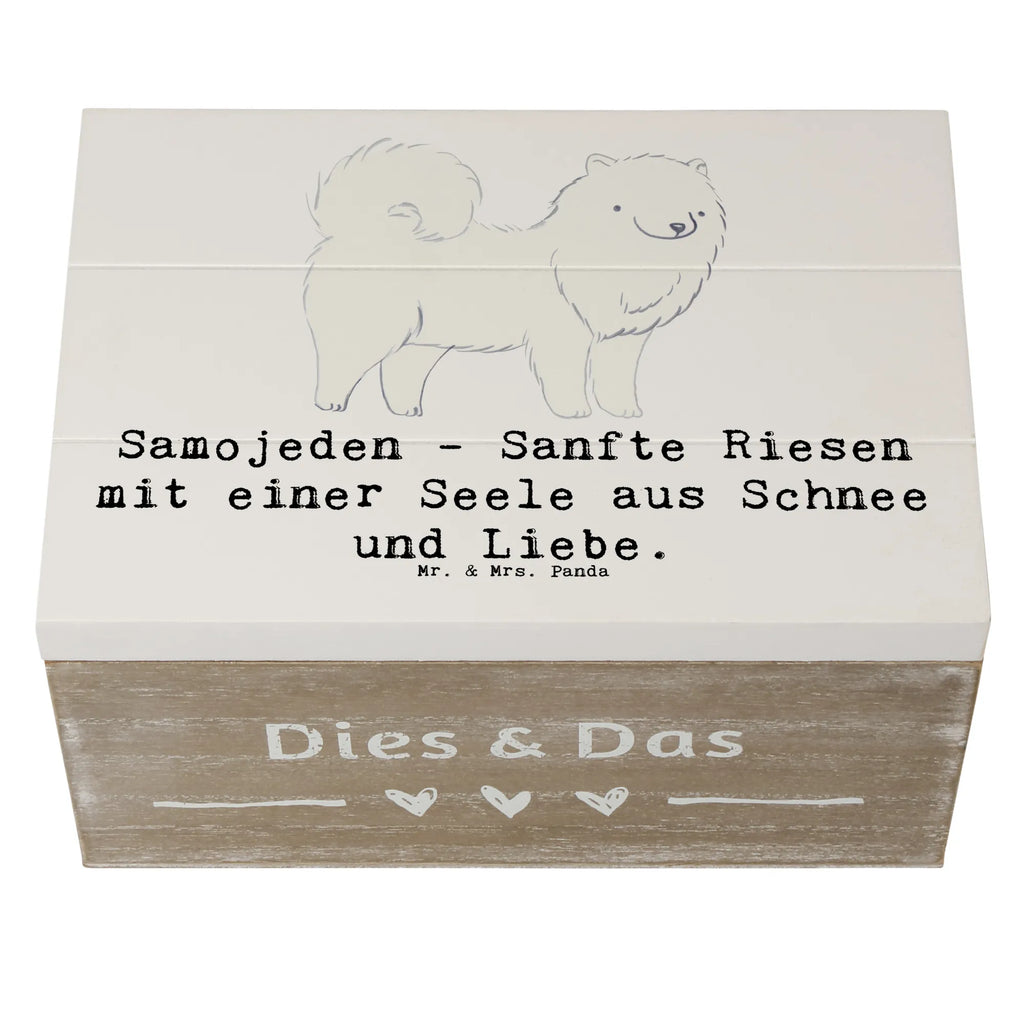Holzkiste Samojede Liebe Schatzkiste, Erinnerungsbox, Kiste, Geschenkdose, Erinnerungskiste, Geschenkbox, Dekokiste, Holzkiste, XXL, Aufbewahrungsbox, Truhe, Schatulle, Hund, Hunderasse, Rassehund, Hundebesitzer, Geschenk, Tierfreund, Schenken, Welpe