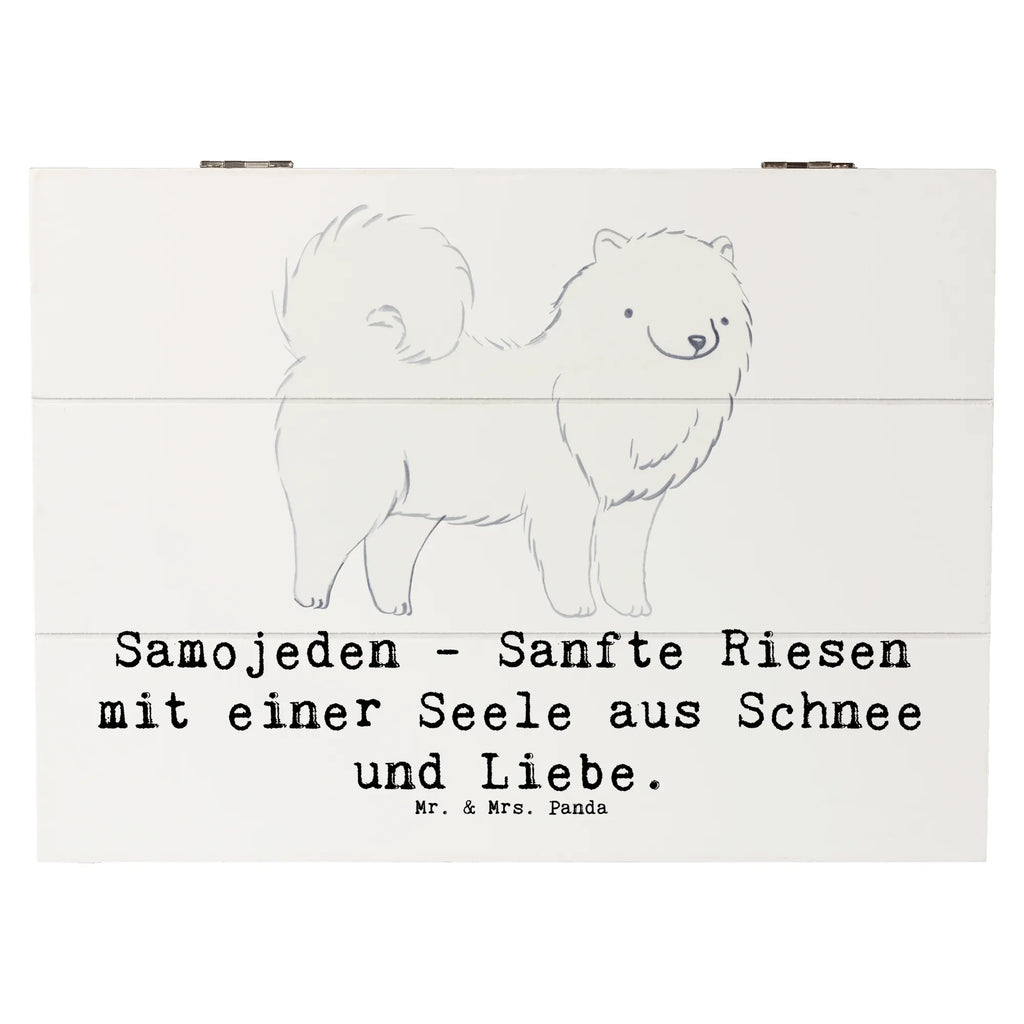 Holzkiste Samojede Liebe Schatzkiste, Erinnerungsbox, Kiste, Geschenkdose, Erinnerungskiste, Geschenkbox, Dekokiste, Holzkiste, XXL, Aufbewahrungsbox, Truhe, Schatulle, Hund, Hunderasse, Rassehund, Hundebesitzer, Geschenk, Tierfreund, Schenken, Welpe