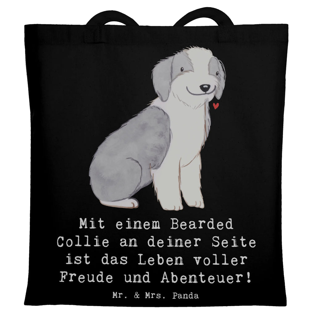 Tote bag Mit einem Bearded Collie an deiner Seite ist das Leben voller Freude und Abenteuer! Jutebeutel, Strandtasche, Schultertasche, Beutel, Laptoptasche, Stofftasche, Einkaufstasche, Badetasche, Shopper, Tragetasche, Umhängetasche, Beuteltasche, Tasche, Stoffbeutel, Jutetasche, Einkaufstüte, Hund, Hunderasse, Rassehund, Hundebesitzer, Geschenk, Tierfreund, Schenken, Welpe