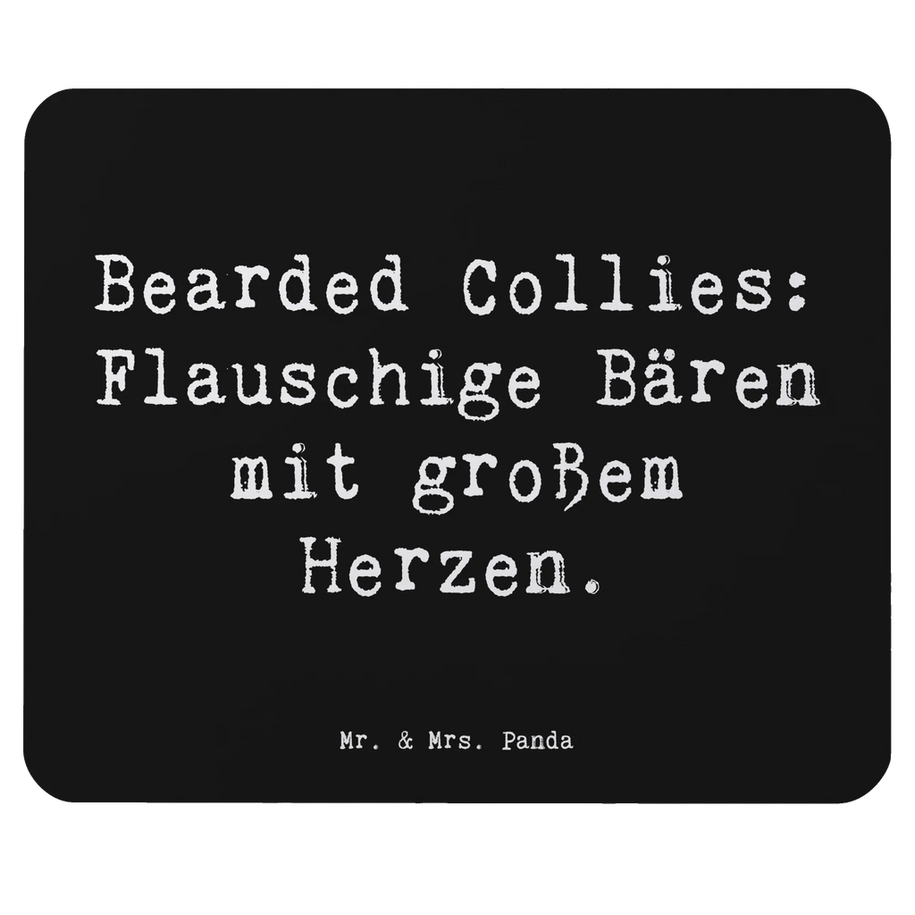 Mauspad Spruch Bearded Collie Bärenherz Büroausstattung, Mauspad Büro, Mauspad, PC Zubehör, Arbeitszimmer, Einzigartiges Mauspad, Designer Mauspad, Mausunterlage, Mousepad, Computer zubehör, Hund, Hunderasse, Rassehund, Hundebesitzer, Geschenk, Tierfreund, Schenken, Welpe