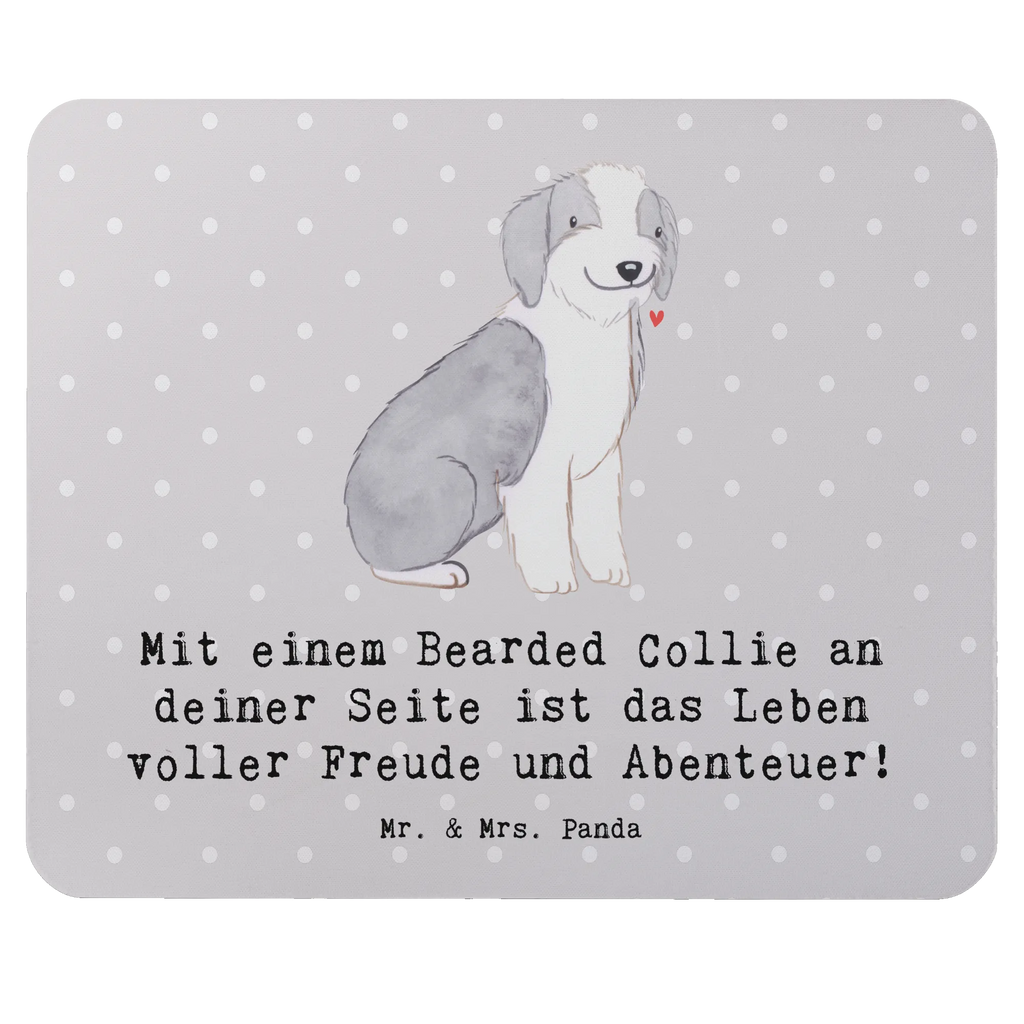 Mouse mat Mit einem Bearded Collie an deiner Seite ist das Leben voller Freude und Abenteuer! Einzigartiges Mauspad, Computer zubehör, Mousepad, Mauspad Büro, Designer Mauspad, Mausunterlage, Mauspad, Arbeitszimmer, PC Zubehör, Büroausstattung, Hund, Hunderasse, Rassehund, Hundebesitzer, Geschenk, Tierfreund, Schenken, Welpe