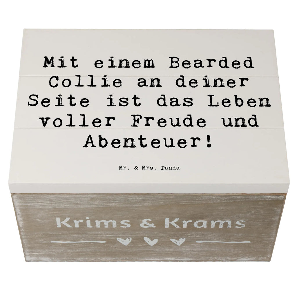 Holzkiste Spruch Bearded Collie Freund Holzkiste, Kiste, Geschenkdose, Erinnerungsbox, Schatulle, XXL, Dekokiste, Aufbewahrungsbox, Truhe, Erinnerungskiste, Schatzkiste, Geschenkbox, Hund, Hunderasse, Rassehund, Hundebesitzer, Geschenk, Tierfreund, Schenken, Welpe