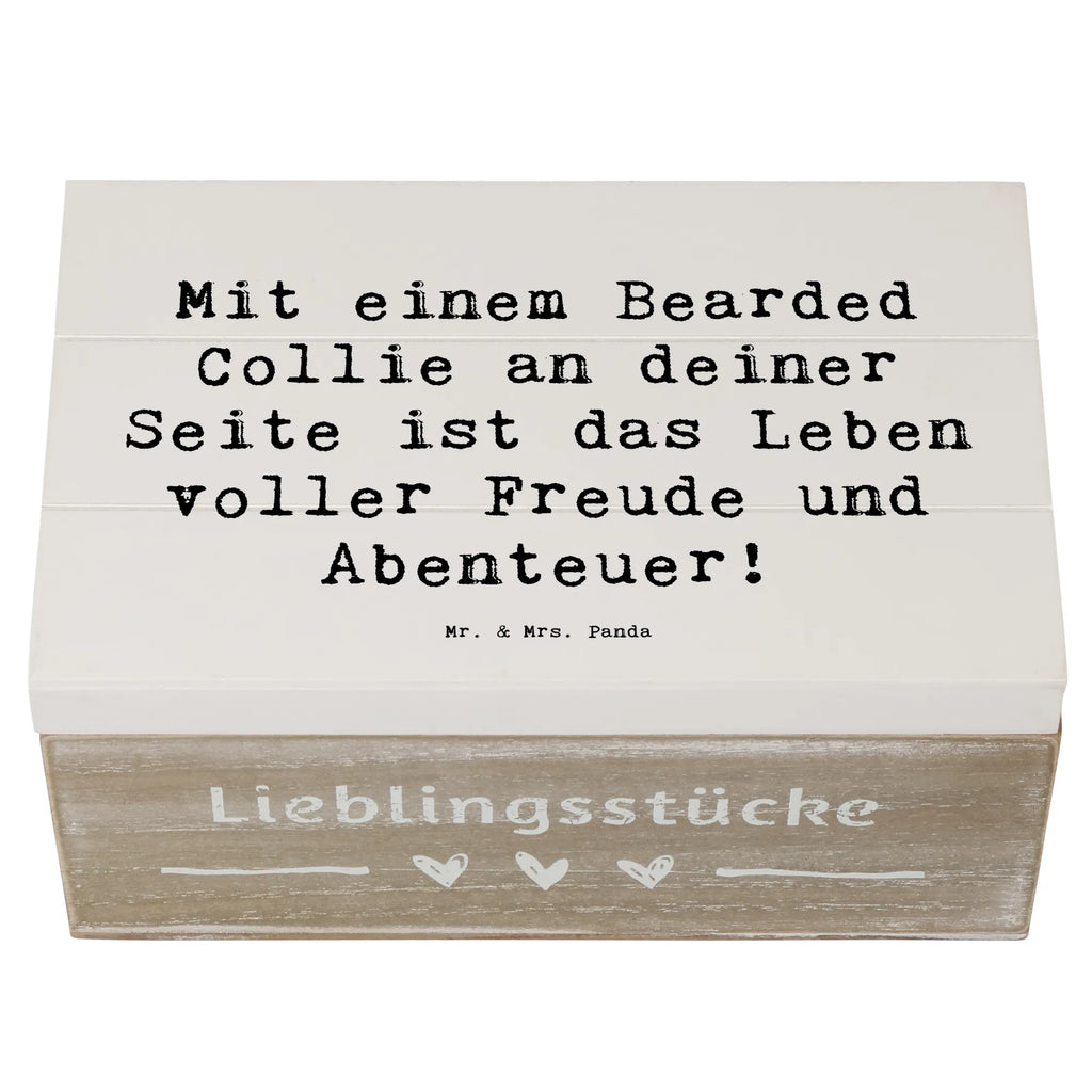 Holzkiste Spruch Bearded Collie Freund Holzkiste, Kiste, Geschenkdose, Erinnerungsbox, Schatulle, XXL, Dekokiste, Aufbewahrungsbox, Truhe, Erinnerungskiste, Schatzkiste, Geschenkbox, Hund, Hunderasse, Rassehund, Hundebesitzer, Geschenk, Tierfreund, Schenken, Welpe