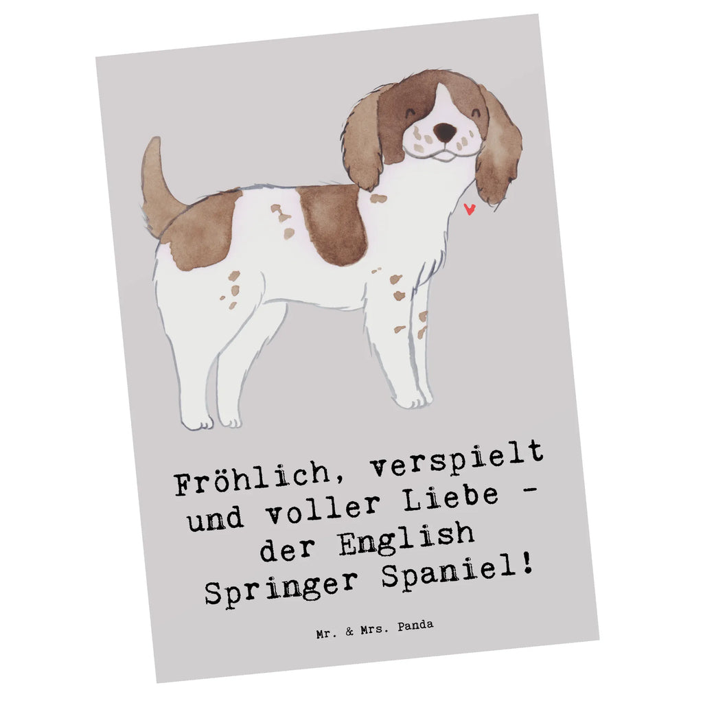 Postcard Fröhlich, verspielt und voller Liebe - der English Springer Spaniel! Geburtstagskarte, Karte, Einladung Geburtstag, Dankeskarte, Postkarte, Grußkarte, Ansichtskarte, Einladungskarten Geburtstag, Ansichtskarten, Geschenkkarte, Einladung, Einladungskarte, Hund, Hunderasse, Rassehund, Hundebesitzer, Geschenk, Tierfreund, Schenken, Welpe