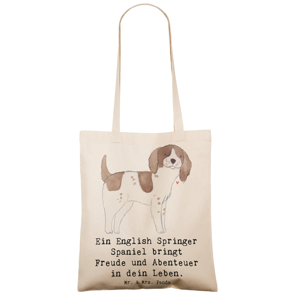 Tragetasche English Springer Spaniel Freude Beutel, Jutetasche, Stoffbeutel, Stofftasche, Jutebeutel, Badetasche, Einkaufstüte, Einkaufstasche, Tragetasche, Strandtasche, Shopper, Tasche, Umhängetasche, Laptoptasche, Schultertasche, Beuteltasche, Hund, Hunderasse, Rassehund, Hundebesitzer, Geschenk, Tierfreund, Schenken, Welpe