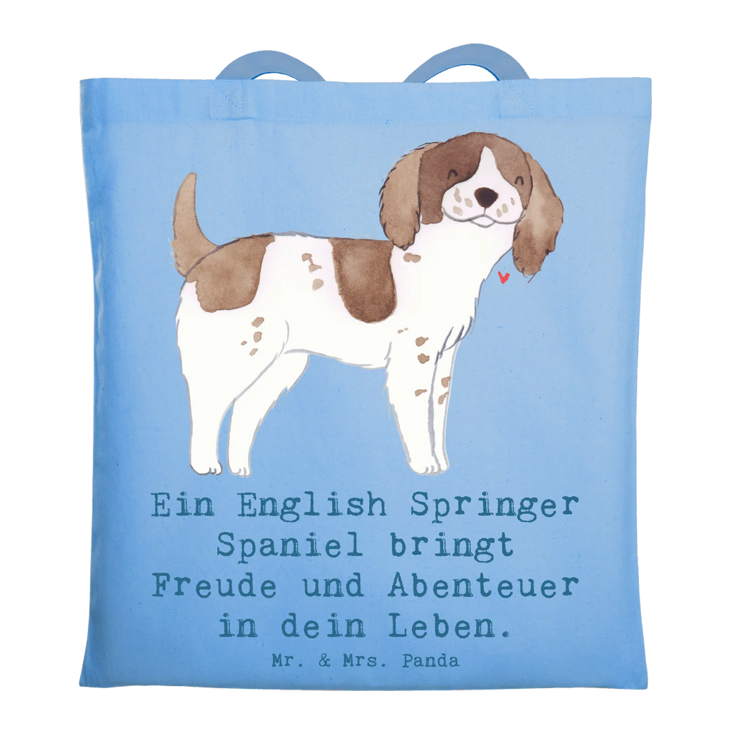 Tragetasche English Springer Spaniel Freude Beutel, Jutetasche, Stoffbeutel, Stofftasche, Jutebeutel, Badetasche, Einkaufstüte, Einkaufstasche, Tragetasche, Strandtasche, Shopper, Tasche, Umhängetasche, Laptoptasche, Schultertasche, Beuteltasche, Hund, Hunderasse, Rassehund, Hundebesitzer, Geschenk, Tierfreund, Schenken, Welpe