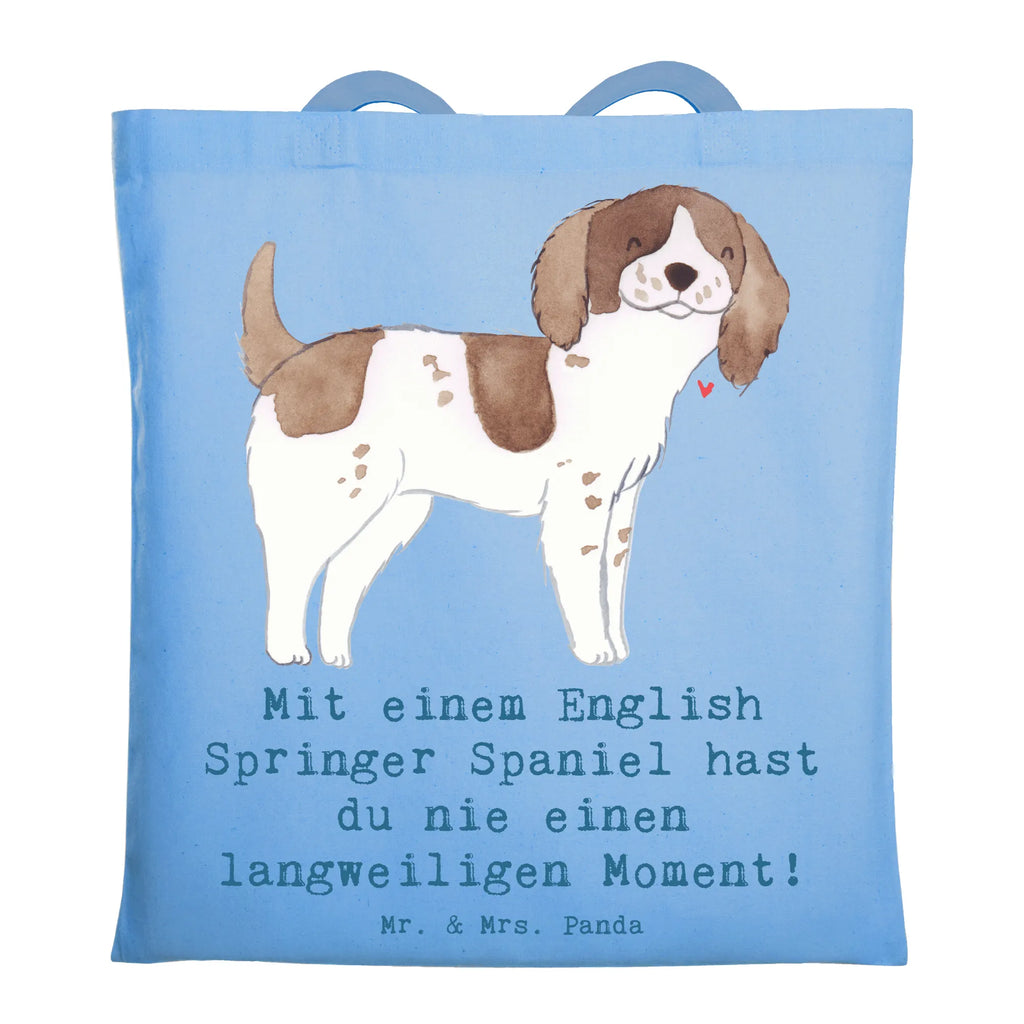 Tragetasche English Springer Spaniel Spaß Stofftasche, Beuteltasche, Strandtasche, Shopper, Stoffbeutel, Jutebeutel, Einkaufstüte, Tasche, Tragetasche, Jutetasche, Badetasche, Laptoptasche, Einkaufstasche, Beutel, Umhängetasche, Schultertasche, Hund, Hunderasse, Rassehund, Hundebesitzer, Geschenk, Tierfreund, Schenken, Welpe