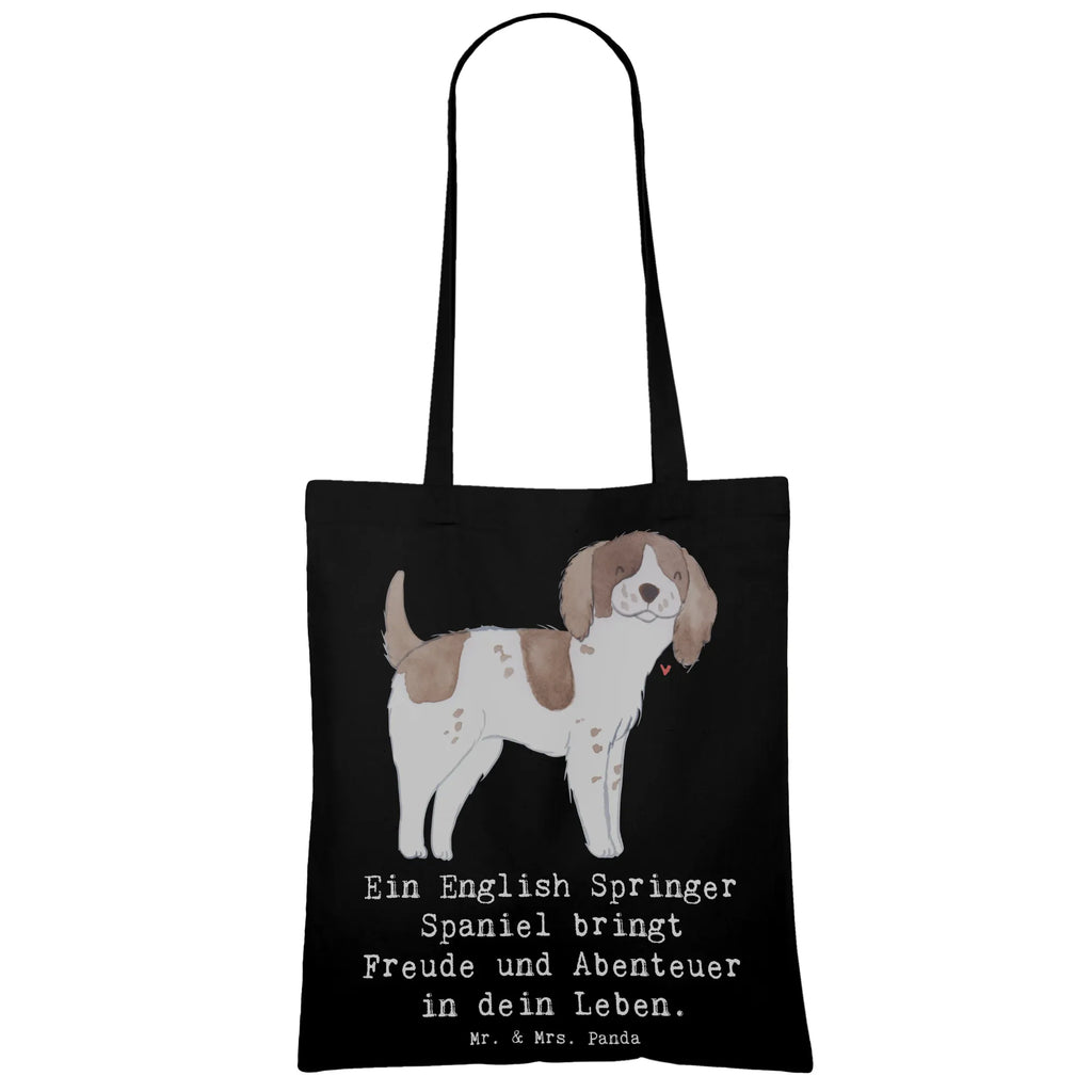 Tragetasche English Springer Spaniel Freude Beutel, Jutetasche, Stoffbeutel, Stofftasche, Jutebeutel, Badetasche, Einkaufstüte, Einkaufstasche, Tragetasche, Strandtasche, Shopper, Tasche, Umhängetasche, Laptoptasche, Schultertasche, Beuteltasche, Hund, Hunderasse, Rassehund, Hundebesitzer, Geschenk, Tierfreund, Schenken, Welpe