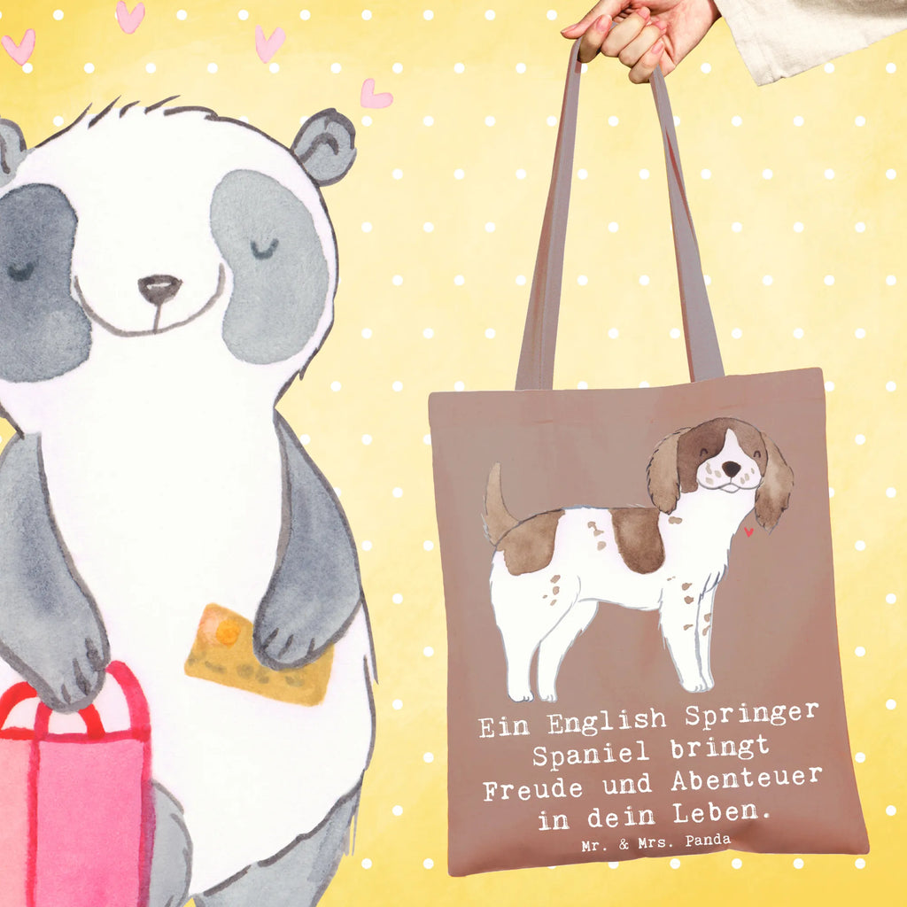 Tragetasche English Springer Spaniel Freude Beutel, Jutetasche, Stoffbeutel, Stofftasche, Jutebeutel, Badetasche, Einkaufstüte, Einkaufstasche, Tragetasche, Strandtasche, Shopper, Tasche, Umhängetasche, Laptoptasche, Schultertasche, Beuteltasche, Hund, Hunderasse, Rassehund, Hundebesitzer, Geschenk, Tierfreund, Schenken, Welpe