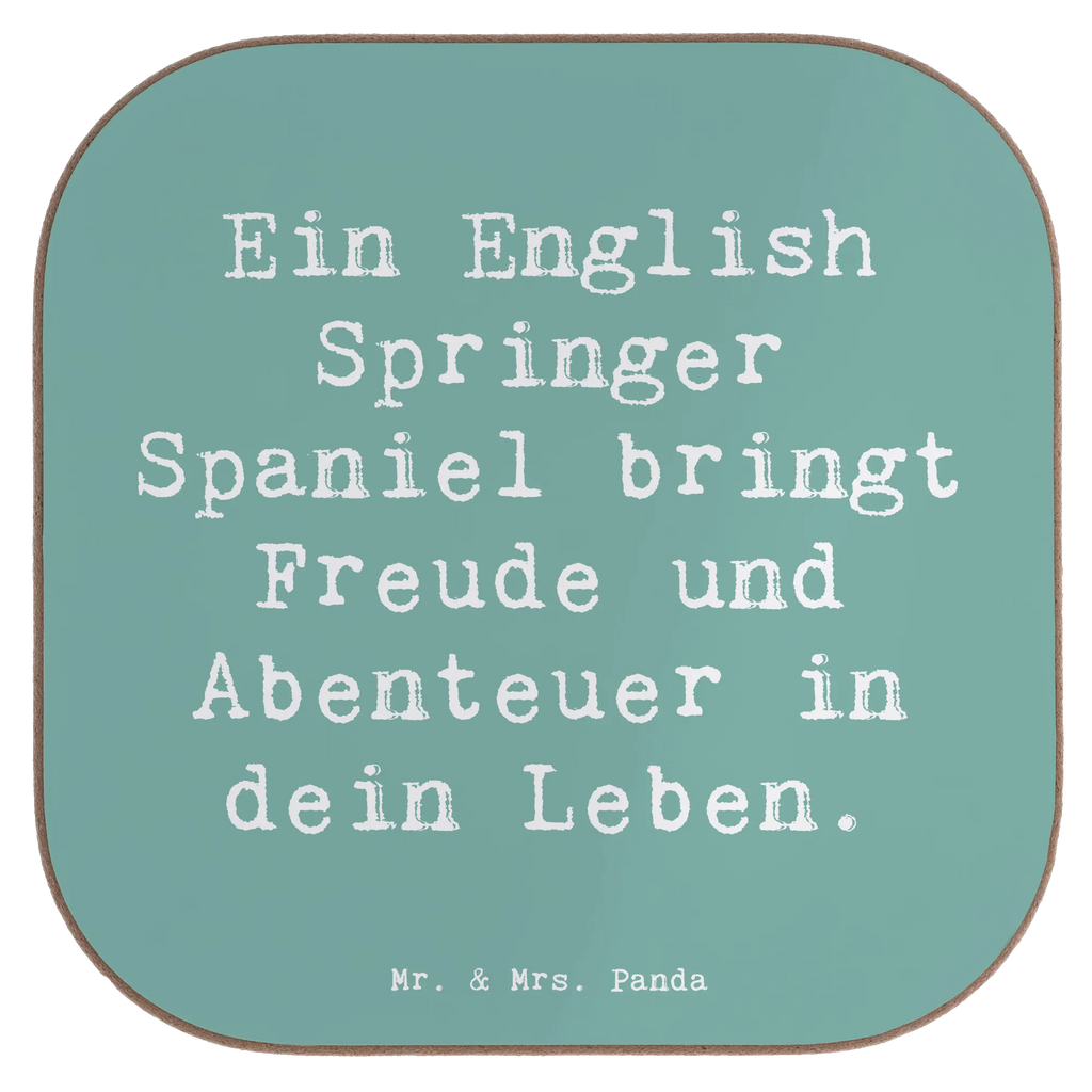 Square coaster Saying Ein English Springer Spaniel bringt Freude und Abenteuer in dein Leben. Untersetzer Design, Tassen Untersetzer, Getränkeuntersetzer, Untersetzer für Gläser, Untersetzer Holz, Untersetzer Gläser, Glasuntersetzer, Untersetzer, Bierdeckel, Untersetzer aus Holz, Holzuntersetzer, Korkuntersetzer, Hund, Hunderasse, Rassehund, Hundebesitzer, Geschenk, Tierfreund, Schenken, Welpe