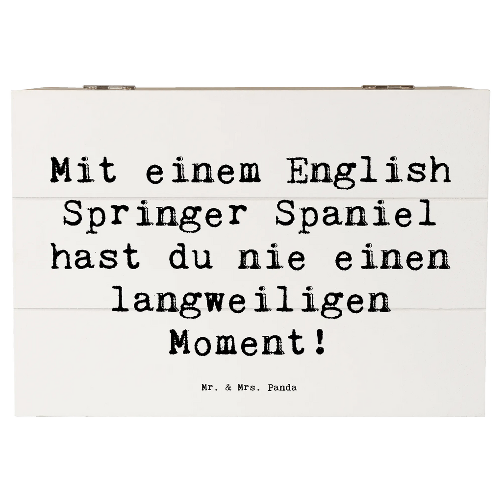 Holzkiste Spruch English Springer Spaniel Spaß Erinnerungskiste, Truhe, Schatulle, Aufbewahrungsbox, XXL, Erinnerungsbox, Dekokiste, Holzkiste, Kiste, Schatzkiste, Geschenkdose, Geschenkbox, Hund, Hunderasse, Rassehund, Hundebesitzer, Geschenk, Tierfreund, Schenken, Welpe