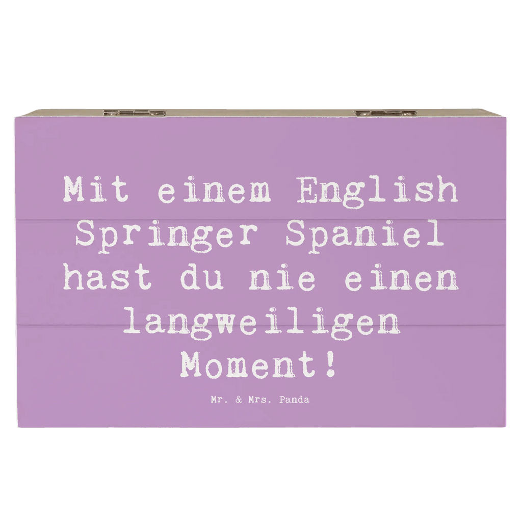 Holzkiste Spruch English Springer Spaniel Spaß Erinnerungskiste, Truhe, Schatulle, Aufbewahrungsbox, XXL, Erinnerungsbox, Dekokiste, Holzkiste, Kiste, Schatzkiste, Geschenkdose, Geschenkbox, Hund, Hunderasse, Rassehund, Hundebesitzer, Geschenk, Tierfreund, Schenken, Welpe
