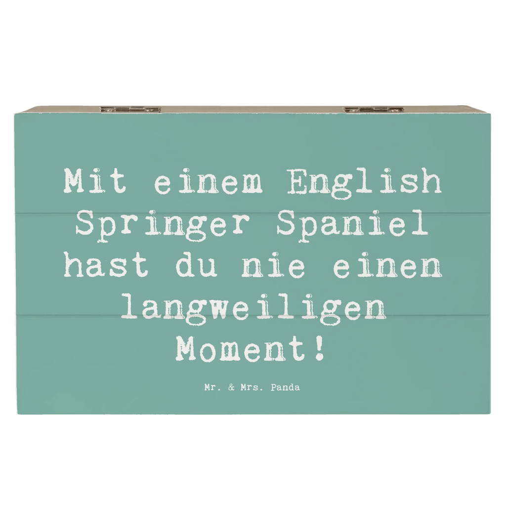 Holzkiste Spruch English Springer Spaniel Spaß Erinnerungskiste, Truhe, Schatulle, Aufbewahrungsbox, XXL, Erinnerungsbox, Dekokiste, Holzkiste, Kiste, Schatzkiste, Geschenkdose, Geschenkbox, Hund, Hunderasse, Rassehund, Hundebesitzer, Geschenk, Tierfreund, Schenken, Welpe