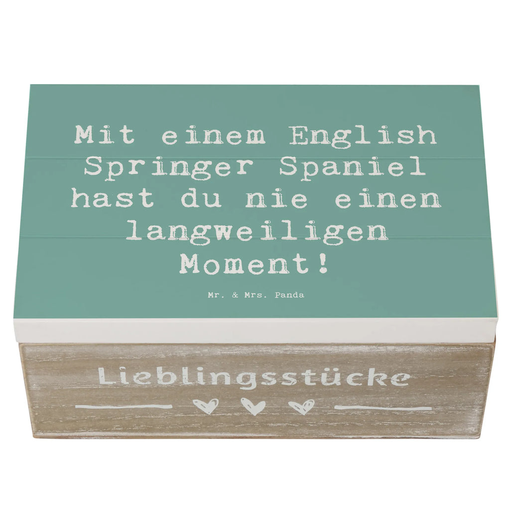 Holzkiste Spruch English Springer Spaniel Spaß Erinnerungskiste, Truhe, Schatulle, Aufbewahrungsbox, XXL, Erinnerungsbox, Dekokiste, Holzkiste, Kiste, Schatzkiste, Geschenkdose, Geschenkbox, Hund, Hunderasse, Rassehund, Hundebesitzer, Geschenk, Tierfreund, Schenken, Welpe