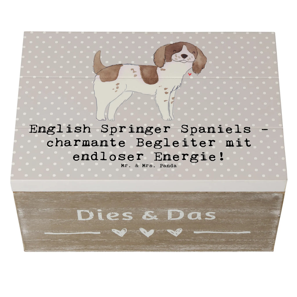 Holzkiste English Springer Spaniel Charme Schatulle, Geschenkbox, Aufbewahrungsbox, Geschenkdose, XXL, Erinnerungskiste, Erinnerungsbox, Kiste, Holzkiste, Dekokiste, Schatzkiste, Truhe, Hund, Hunderasse, Rassehund, Hundebesitzer, Geschenk, Tierfreund, Schenken, Welpe