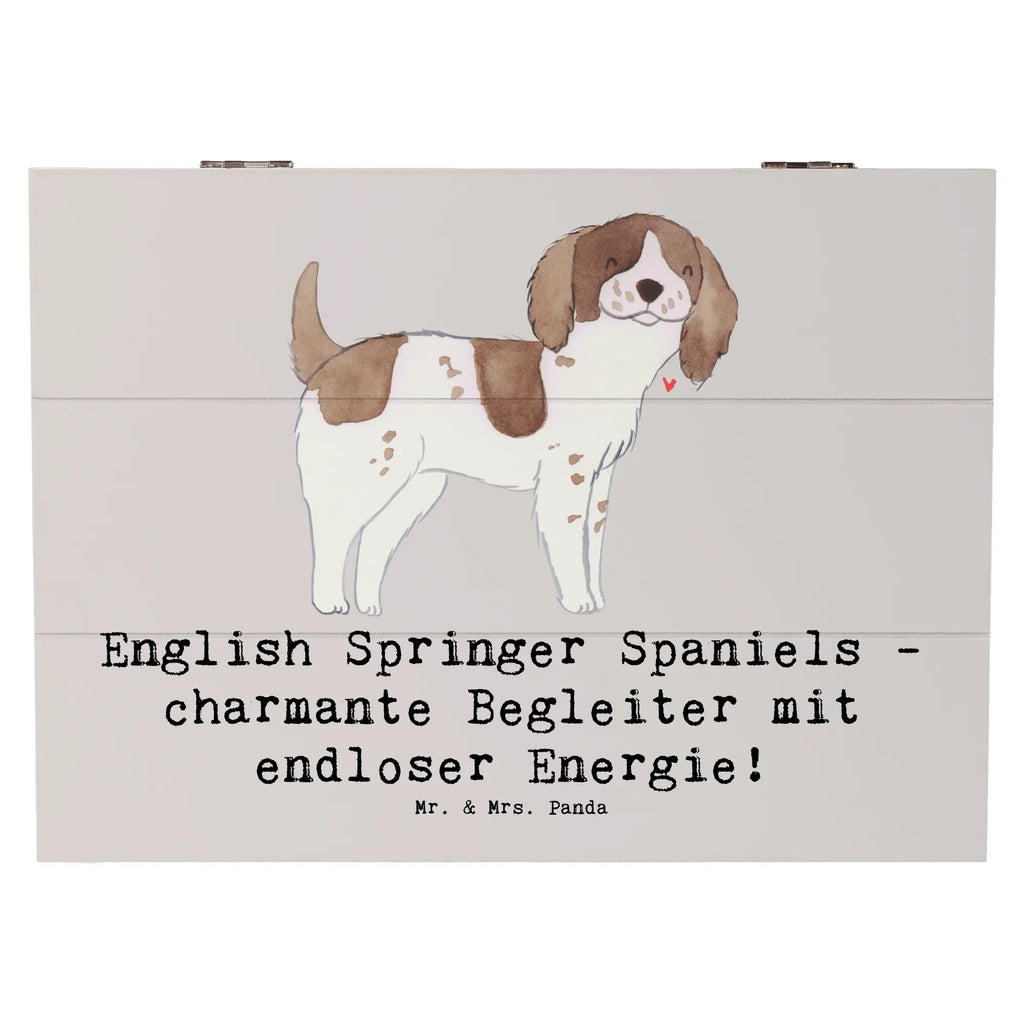Holzkiste English Springer Spaniel Charme Schatulle, Geschenkbox, Aufbewahrungsbox, Geschenkdose, XXL, Erinnerungskiste, Erinnerungsbox, Kiste, Holzkiste, Dekokiste, Schatzkiste, Truhe, Hund, Hunderasse, Rassehund, Hundebesitzer, Geschenk, Tierfreund, Schenken, Welpe