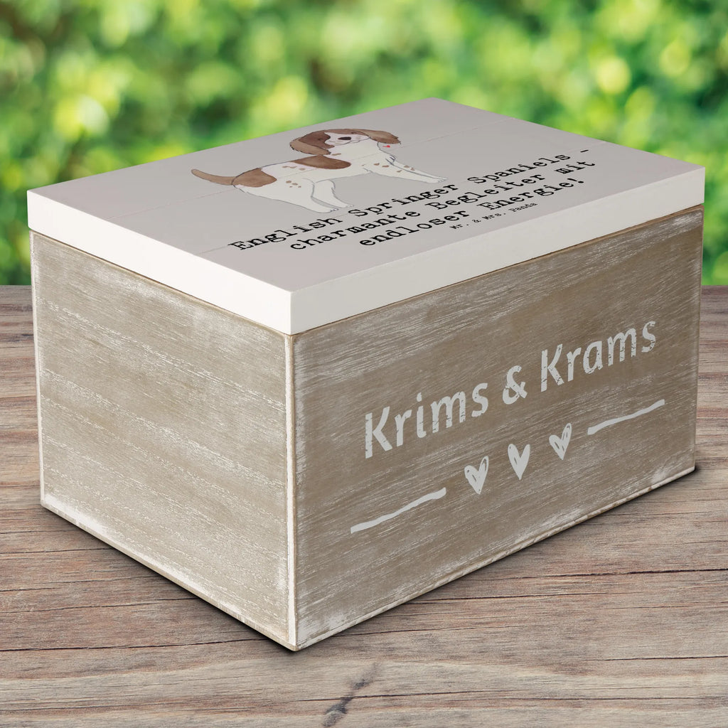 Holzkiste English Springer Spaniel Charme Schatulle, Geschenkbox, Aufbewahrungsbox, Geschenkdose, XXL, Erinnerungskiste, Erinnerungsbox, Kiste, Holzkiste, Dekokiste, Schatzkiste, Truhe, Hund, Hunderasse, Rassehund, Hundebesitzer, Geschenk, Tierfreund, Schenken, Welpe