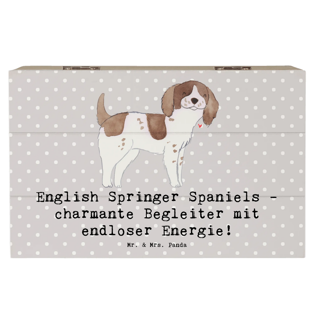 Holzkiste English Springer Spaniel Charme Schatulle, Geschenkbox, Aufbewahrungsbox, Geschenkdose, XXL, Erinnerungskiste, Erinnerungsbox, Kiste, Holzkiste, Dekokiste, Schatzkiste, Truhe, Hund, Hunderasse, Rassehund, Hundebesitzer, Geschenk, Tierfreund, Schenken, Welpe