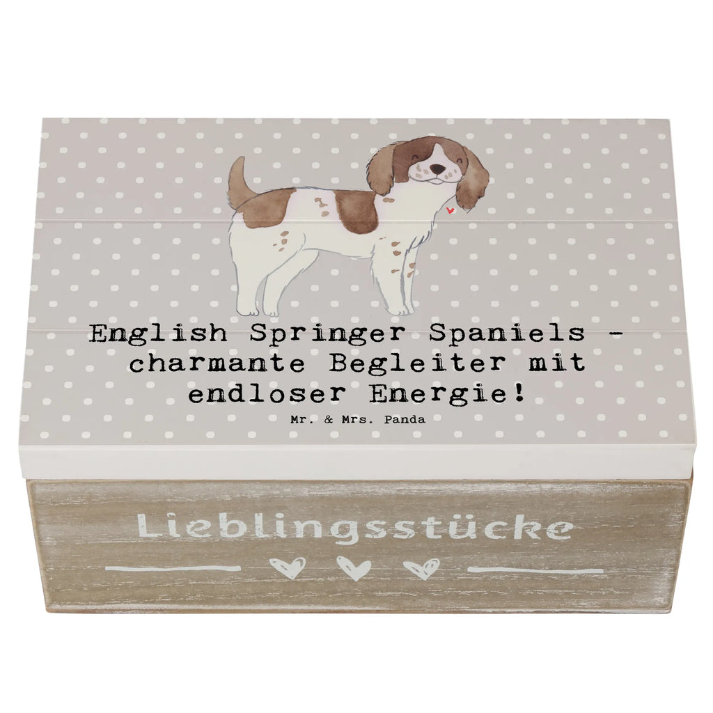 Holzkiste English Springer Spaniel Charme Schatulle, Geschenkbox, Aufbewahrungsbox, Geschenkdose, XXL, Erinnerungskiste, Erinnerungsbox, Kiste, Holzkiste, Dekokiste, Schatzkiste, Truhe, Hund, Hunderasse, Rassehund, Hundebesitzer, Geschenk, Tierfreund, Schenken, Welpe