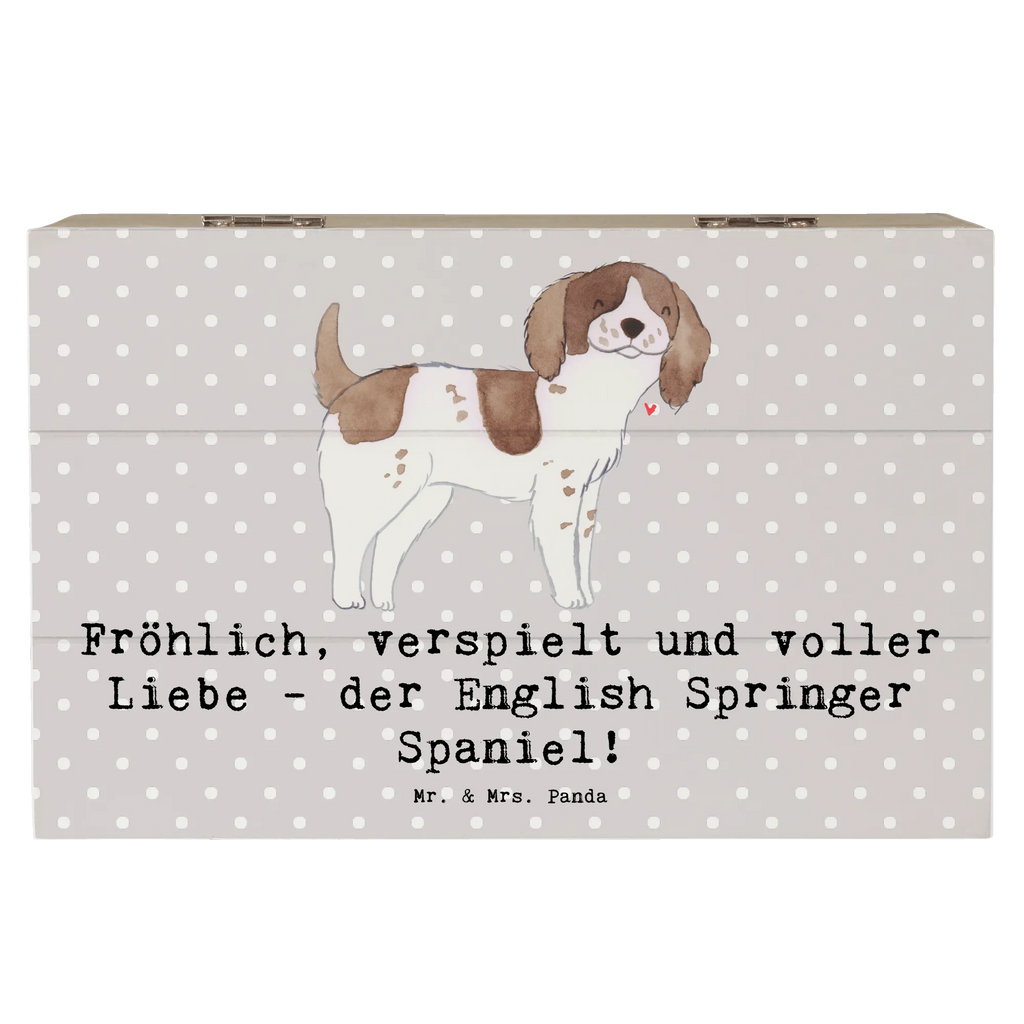 Holzkiste English Springer Spaniel Freude Holzkiste, Geschenkbox, Geschenkdose, Schatulle, Truhe, Erinnerungsbox, Dekokiste, Aufbewahrungsbox, XXL, Erinnerungskiste, Schatzkiste, Kiste, Hund, Hunderasse, Rassehund, Hundebesitzer, Geschenk, Tierfreund, Schenken, Welpe