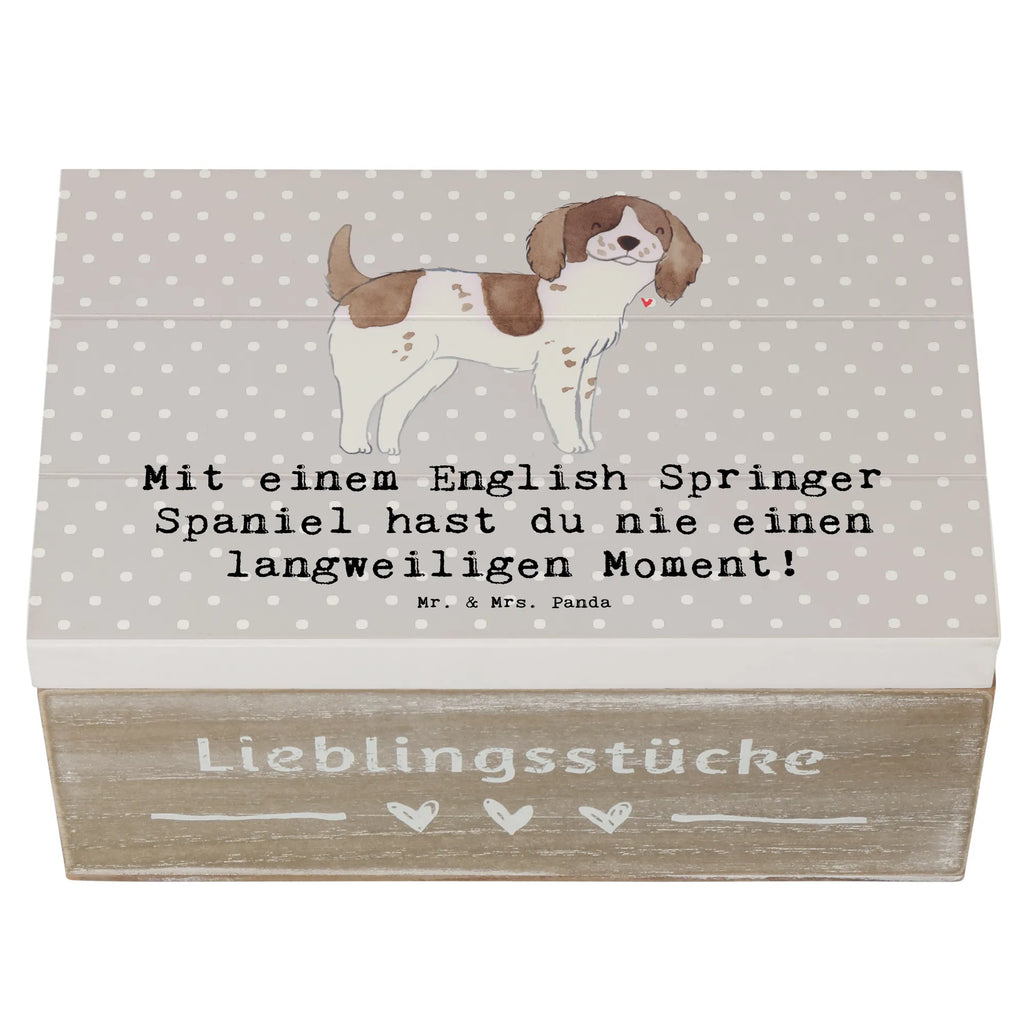 Holzkiste English Springer Spaniel Spaß Dekokiste, Erinnerungsbox, Geschenkbox, Holzkiste, XXL, Erinnerungskiste, Schatulle, Kiste, Geschenkdose, Schatzkiste, Aufbewahrungsbox, Truhe, Hund, Hunderasse, Rassehund, Hundebesitzer, Geschenk, Tierfreund, Schenken, Welpe