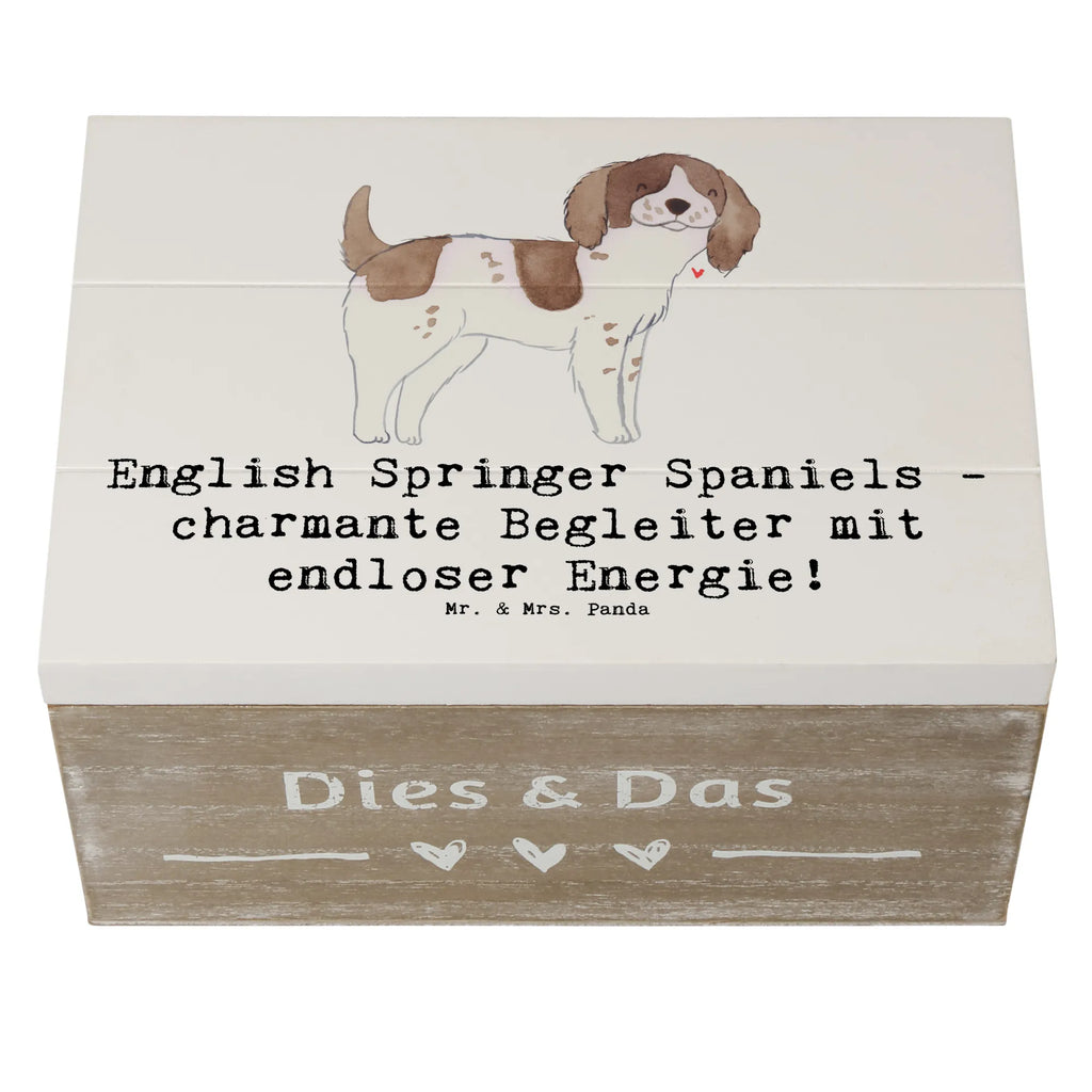 Holzkiste English Springer Spaniel Charme Schatulle, Geschenkbox, Aufbewahrungsbox, Geschenkdose, XXL, Erinnerungskiste, Erinnerungsbox, Kiste, Holzkiste, Dekokiste, Schatzkiste, Truhe, Hund, Hunderasse, Rassehund, Hundebesitzer, Geschenk, Tierfreund, Schenken, Welpe