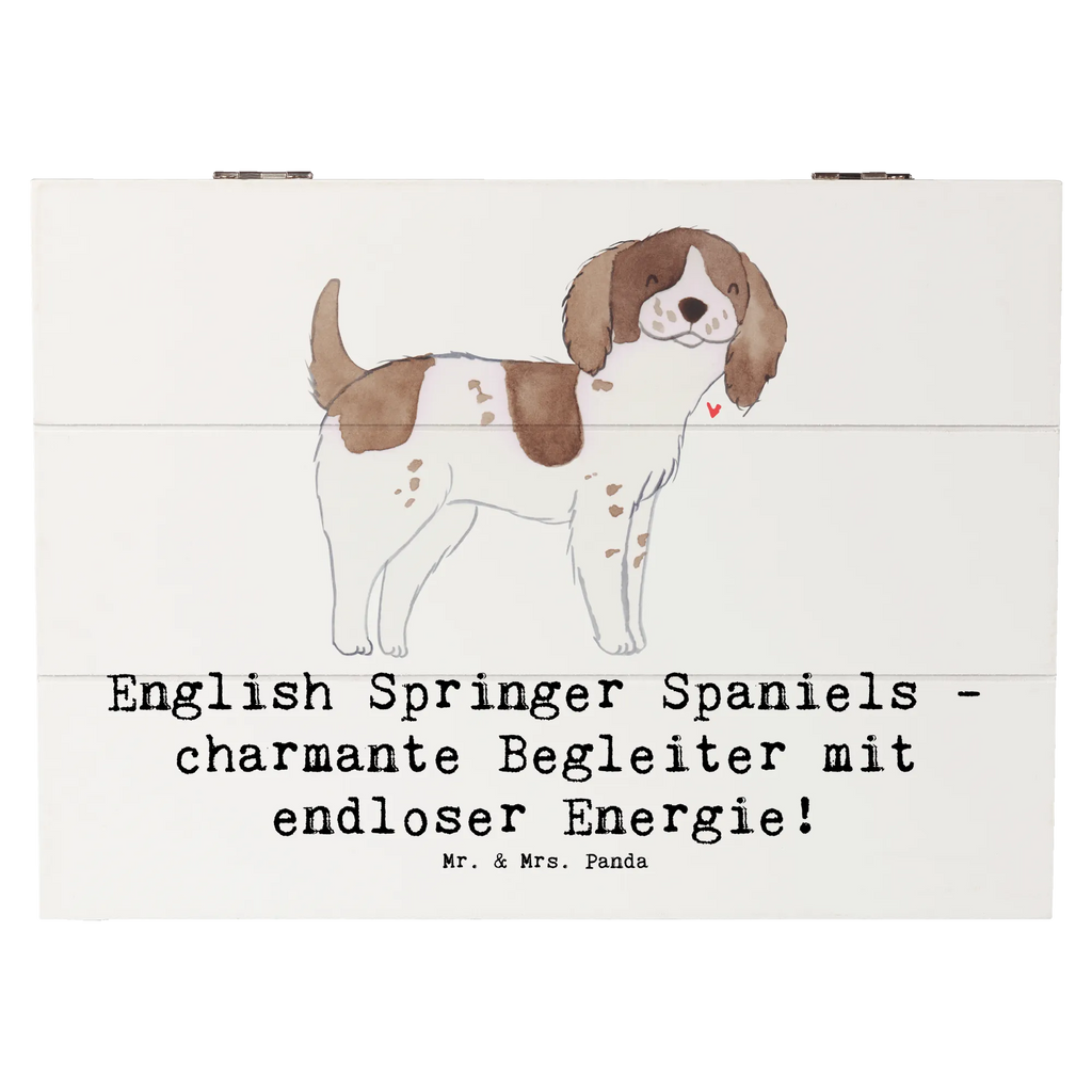 Holzkiste English Springer Spaniel Charme Schatulle, Geschenkbox, Aufbewahrungsbox, Geschenkdose, XXL, Erinnerungskiste, Erinnerungsbox, Kiste, Holzkiste, Dekokiste, Schatzkiste, Truhe, Hund, Hunderasse, Rassehund, Hundebesitzer, Geschenk, Tierfreund, Schenken, Welpe