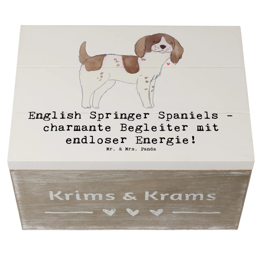 Holzkiste English Springer Spaniel Charme Schatulle, Geschenkbox, Aufbewahrungsbox, Geschenkdose, XXL, Erinnerungskiste, Erinnerungsbox, Kiste, Holzkiste, Dekokiste, Schatzkiste, Truhe, Hund, Hunderasse, Rassehund, Hundebesitzer, Geschenk, Tierfreund, Schenken, Welpe