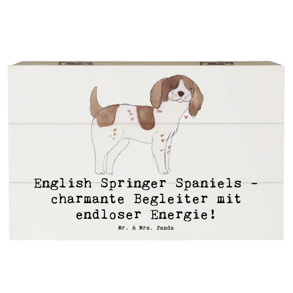 Holzkiste English Springer Spaniel Charme Schatulle, Geschenkbox, Aufbewahrungsbox, Geschenkdose, XXL, Erinnerungskiste, Erinnerungsbox, Kiste, Holzkiste, Dekokiste, Schatzkiste, Truhe, Hund, Hunderasse, Rassehund, Hundebesitzer, Geschenk, Tierfreund, Schenken, Welpe