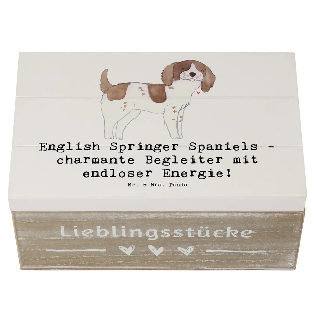 Holzkiste English Springer Spaniel Charme Schatulle, Geschenkbox, Aufbewahrungsbox, Geschenkdose, XXL, Erinnerungskiste, Erinnerungsbox, Kiste, Holzkiste, Dekokiste, Schatzkiste, Truhe, Hund, Hunderasse, Rassehund, Hundebesitzer, Geschenk, Tierfreund, Schenken, Welpe
