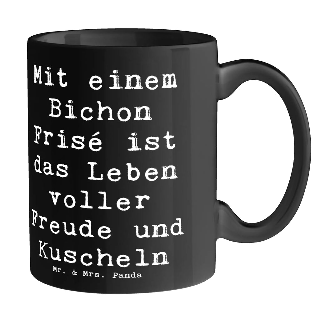 Tasse Spruch Bichon Frisé Freude Teetasse, Geschenktasse, Kaffeetasse, Tasse mit Zitaten, Bürotasse, Keramiktasse, Tasse mit Motiven, Tasse, Porzellantasse, Hund, Hunderasse, Rassehund, Hundebesitzer, Geschenk, Tierfreund, Schenken, Welpe