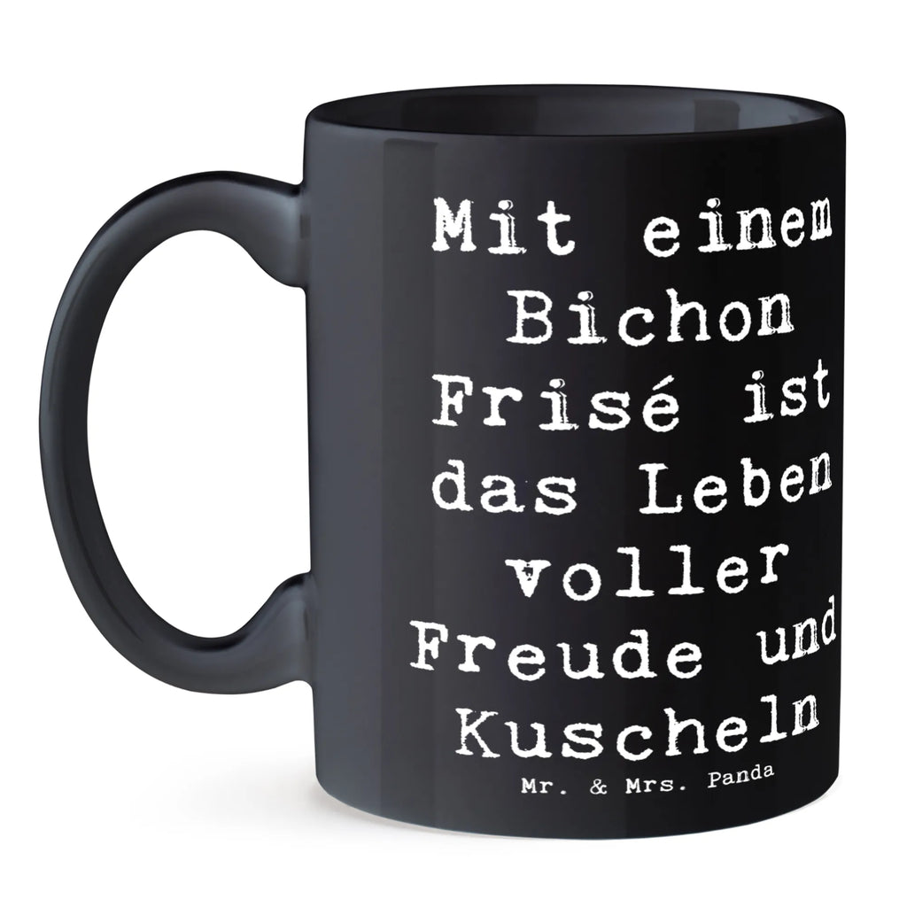 Tasse Spruch Bichon Frisé Freude Teetasse, Geschenktasse, Kaffeetasse, Tasse mit Zitaten, Bürotasse, Keramiktasse, Tasse mit Motiven, Tasse, Porzellantasse, Hund, Hunderasse, Rassehund, Hundebesitzer, Geschenk, Tierfreund, Schenken, Welpe