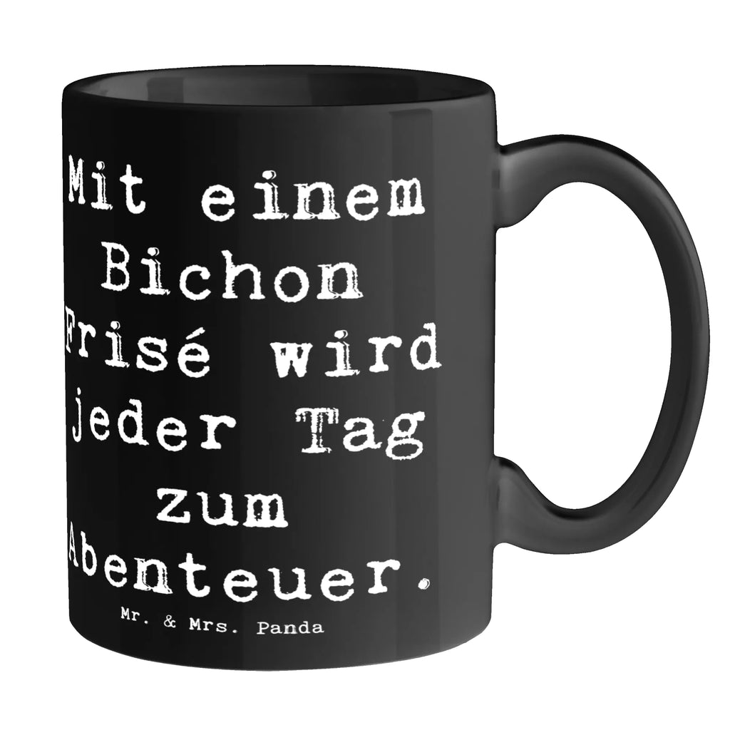 Mug Saying Mit einem Bichon Frisé wird jeder Tag zum Abenteuer. Teetasse, Bürotasse, Tasse mit Zitaten, Geschenktasse, Keramiktasse, Tasse, Kaffeetasse, Tasse mit Motiven, Porzellantasse, Hund, Hunderasse, Rassehund, Hundebesitzer, Geschenk, Tierfreund, Schenken, Welpe