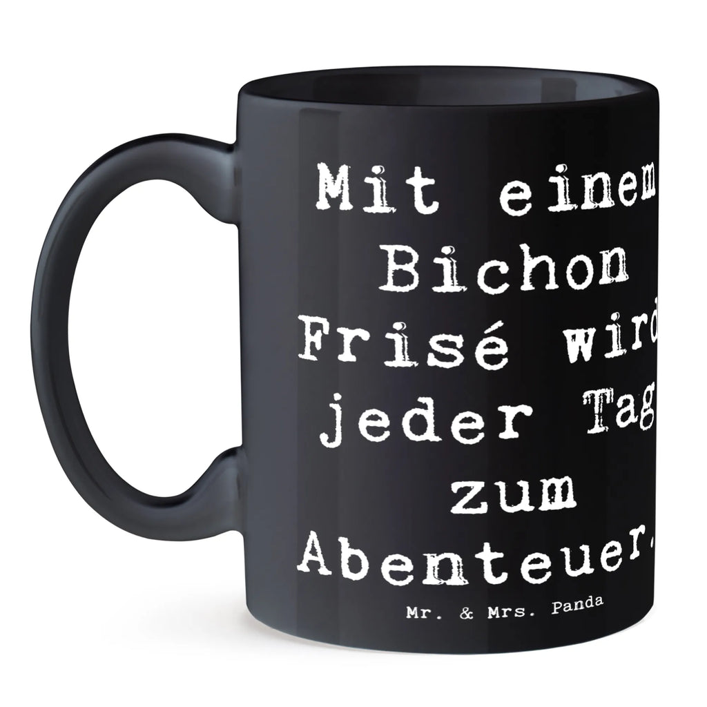 Mug Saying Mit einem Bichon Frisé wird jeder Tag zum Abenteuer. Teetasse, Bürotasse, Tasse mit Zitaten, Geschenktasse, Keramiktasse, Tasse, Kaffeetasse, Tasse mit Motiven, Porzellantasse, Hund, Hunderasse, Rassehund, Hundebesitzer, Geschenk, Tierfreund, Schenken, Welpe