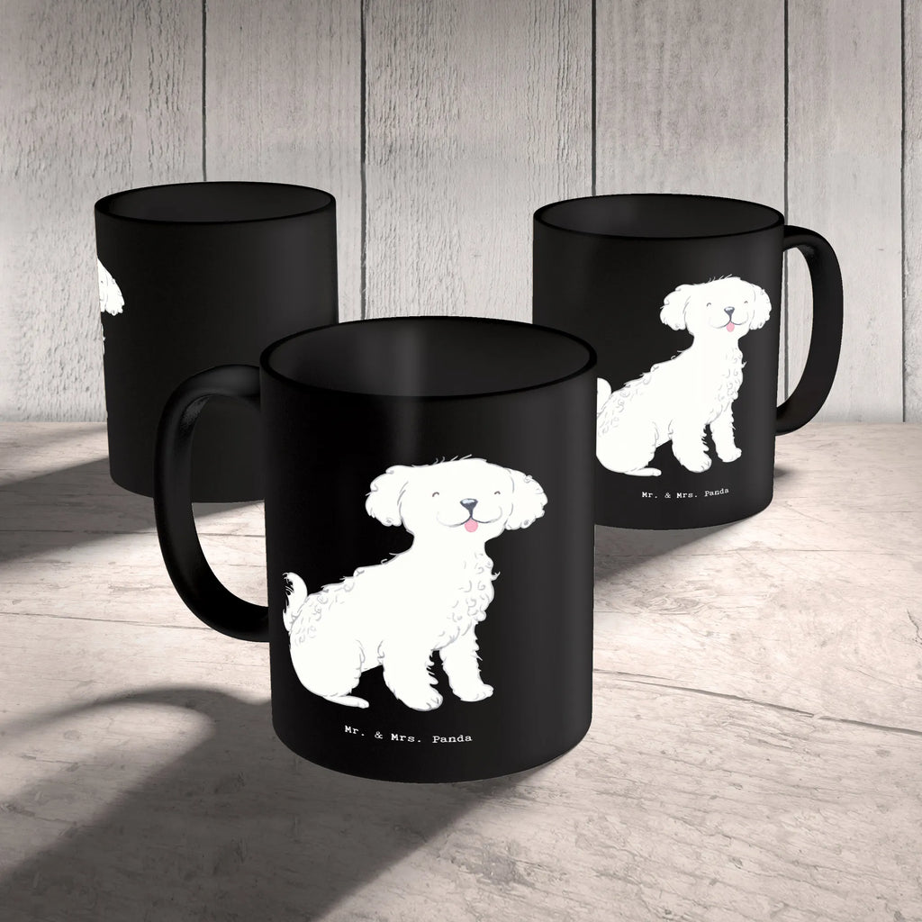 Mug Mit einem Bichon Frisé wird jeder Tag zum Abenteuer. Tasse, Geschenktasse, Keramiktasse, Bürotasse, Tasse mit Motiven, Kaffeetasse, Porzellantasse, Tasse mit Zitaten, Teetasse, Hund, Hunderasse, Rassehund, Hundebesitzer, Geschenk, Tierfreund, Schenken, Welpe