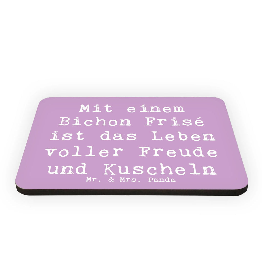 Magnet Spruch Bichon Frisé Freude Whiteboard Magnet, Kühlschrankmagnet, Kühlschrank Dekoration, Souvenir Magnet, Pinnwandmagnet, Motivmagnete, Dekomagnet, Notiz Magnet, Hund, Hunderasse, Rassehund, Hundebesitzer, Geschenk, Tierfreund, Schenken, Welpe