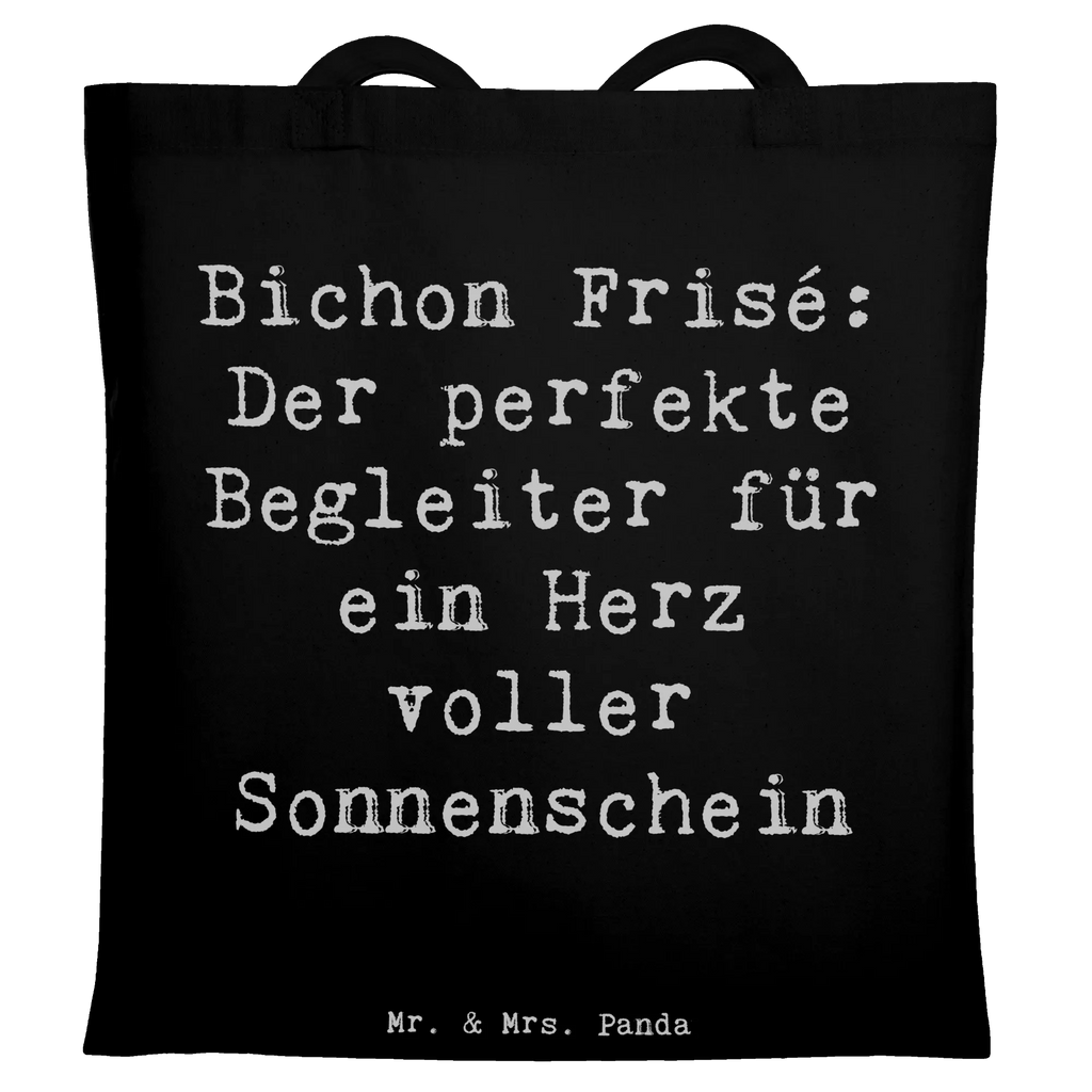Tote bag Saying Bichon Frisé: Der perfekte Begleiter für ein Herz voller Sonnenschein Jutetasche, Beutel, Umhängetasche, Shopper, Einkaufstüte, Jutebeutel, Einkaufstasche, Schultertasche, Strandtasche, Beuteltasche, Laptoptasche, Stoffbeutel, Badetasche, Tasche, Stofftasche, Tragetasche, Hund, Hunderasse, Rassehund, Hundebesitzer, Geschenk, Tierfreund, Schenken, Welpe