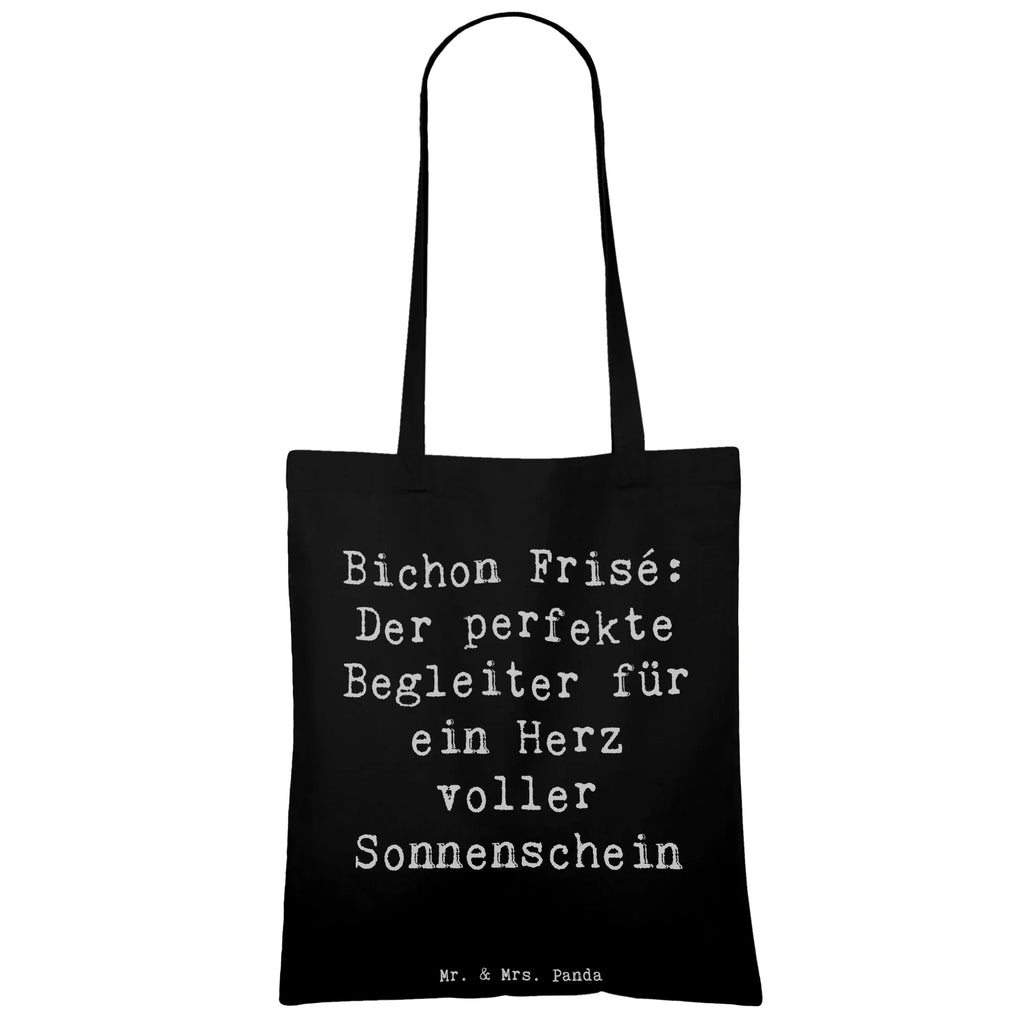Tote bag Saying Bichon Frisé: Der perfekte Begleiter für ein Herz voller Sonnenschein Jutetasche, Beutel, Umhängetasche, Shopper, Einkaufstüte, Jutebeutel, Einkaufstasche, Schultertasche, Strandtasche, Beuteltasche, Laptoptasche, Stoffbeutel, Badetasche, Tasche, Stofftasche, Tragetasche, Hund, Hunderasse, Rassehund, Hundebesitzer, Geschenk, Tierfreund, Schenken, Welpe