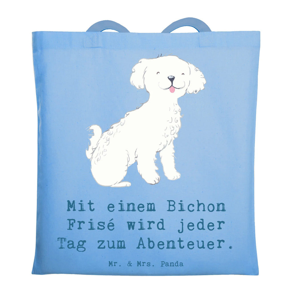 Tragetasche Mit einem Bichon Frisé wird jeder Tag zum Abenteuer. Tragetasche, Jutebeutel, Schultertasche, Jutetasche, Stofftasche, Shopper, Beutel, Laptoptasche, Stoffbeutel, Einkaufstüte, Strandtasche, Umhängetasche, Beuteltasche, Badetasche, Einkaufstasche, Tasche, Hund, Hunderasse, Rassehund, Hundebesitzer, Geschenk, Tierfreund, Schenken, Welpe