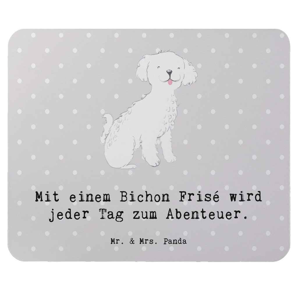 Mauspad Mit einem Bichon Frisé wird jeder Tag zum Abenteuer. PC Zubehör, Mausunterlage, Mousepad, Einzigartiges Mauspad, Arbeitszimmer, Mauspad Büro, Büroausstattung, Computer zubehör, Mauspad, Designer Mauspad, Hund, Hunderasse, Rassehund, Hundebesitzer, Geschenk, Tierfreund, Schenken, Welpe