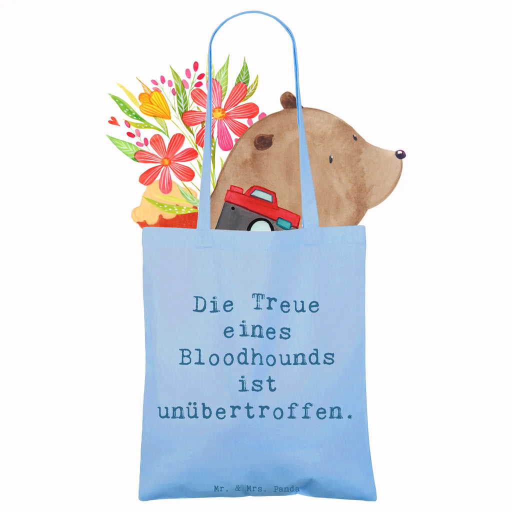Tragetasche Spruch Bloodhound Treue Laptoptasche, Shopper, Stofftasche, Stoffbeutel, Jutetasche, Beuteltasche, Tasche, Strandtasche, Schultertasche, Einkaufstasche, Umhängetasche, Jutebeutel, Beutel, Tragetasche, Badetasche, Einkaufstüte, Hund, Hunderasse, Rassehund, Hundebesitzer, Geschenk, Tierfreund, Schenken, Welpe