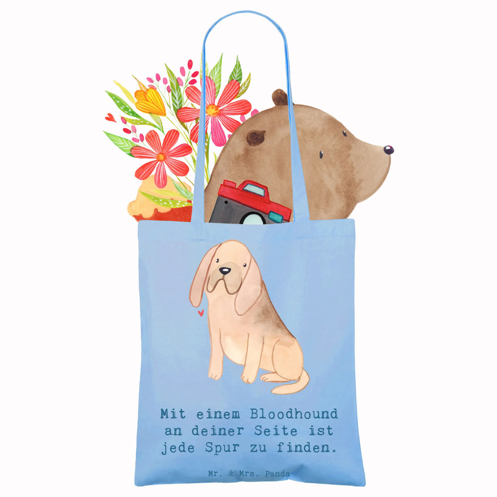 Tragetasche Bloodhound Spur Shopper, Stoffbeutel, Beutel, Einkaufstüte, Beuteltasche, Einkaufstasche, Laptoptasche, Badetasche, Tragetasche, Tasche, Jutebeutel, Umhängetasche, Schultertasche, Jutetasche, Stofftasche, Strandtasche, Hund, Hunderasse, Rassehund, Hundebesitzer, Geschenk, Tierfreund, Schenken, Welpe