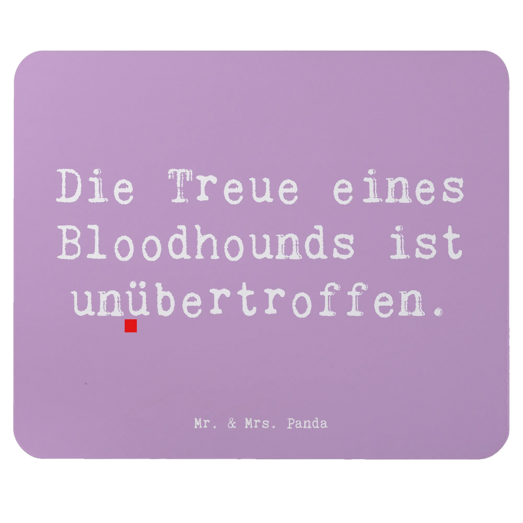 Mouse mat Saying Die Treue eines Bloodhounds ist unübertroffen. Mauspad, Mousepad, Mauspad Büro, Einzigartiges Mauspad, Arbeitszimmer, Büroausstattung, Computer zubehör, PC Zubehör, Mausunterlage, Designer Mauspad, Hund, Hunderasse, Rassehund, Hundebesitzer, Geschenk, Tierfreund, Schenken, Welpe