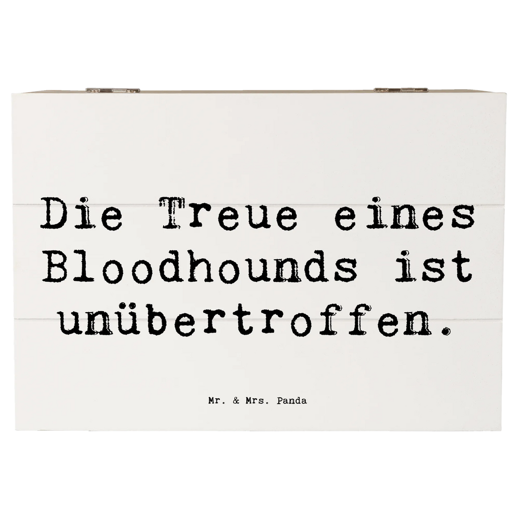 Holzkiste Spruch Bloodhound Treue XXL, Erinnerungskiste, Schatulle, Dekokiste, Aufbewahrungsbox, Geschenkbox, Erinnerungsbox, Schatzkiste, Geschenkdose, Kiste, Holzkiste, Truhe, Hund, Hunderasse, Rassehund, Hundebesitzer, Geschenk, Tierfreund, Schenken, Welpe