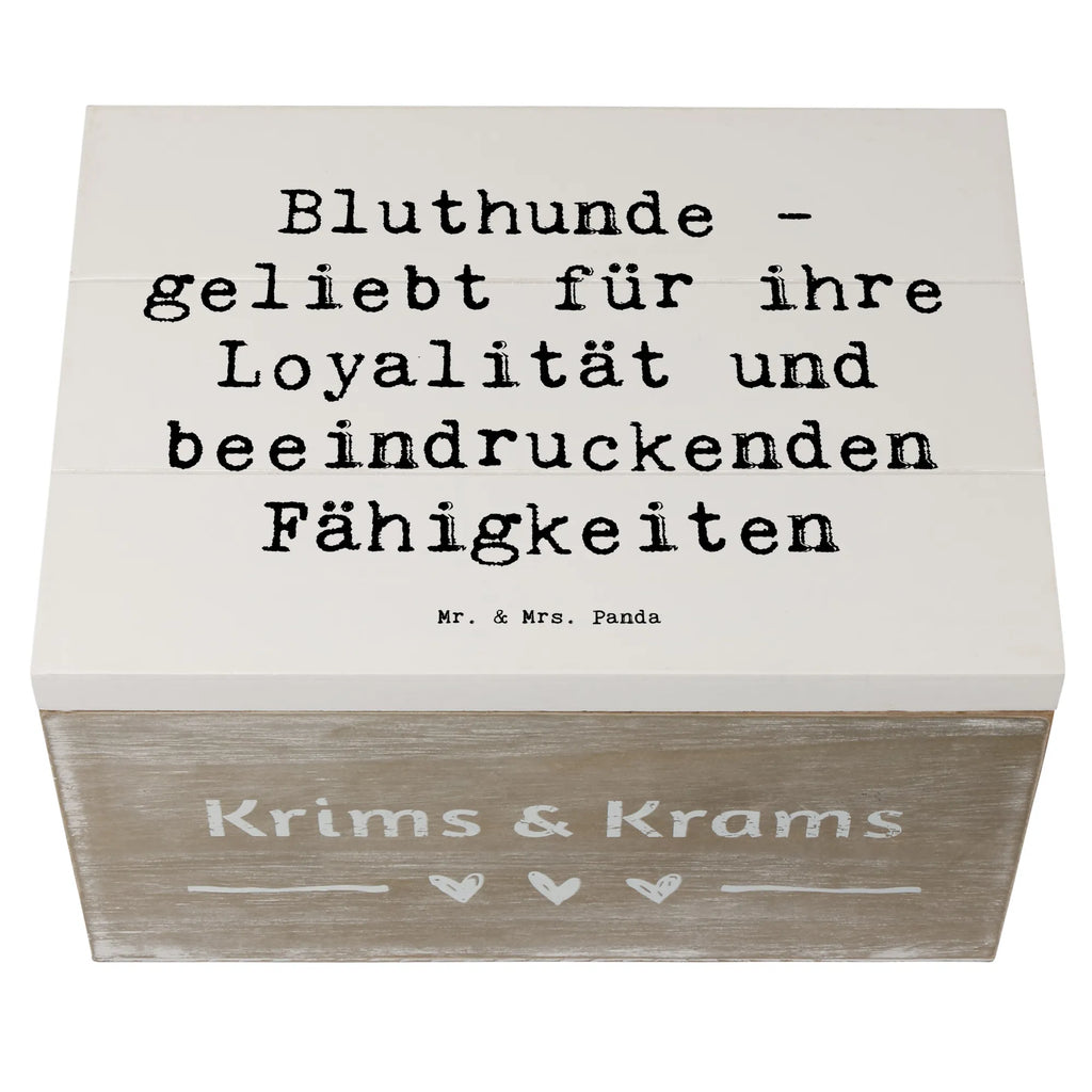 Holzkiste Spruch Loyaler Bluthund Erinnerungsbox, Geschenkbox, Schatzkiste, Truhe, Erinnerungskiste, Aufbewahrungsbox, Holzkiste, Kiste, Schatulle, XXL, Dekokiste, Geschenkdose, Hund, Hunderasse, Rassehund, Hundebesitzer, Geschenk, Tierfreund, Schenken, Welpe