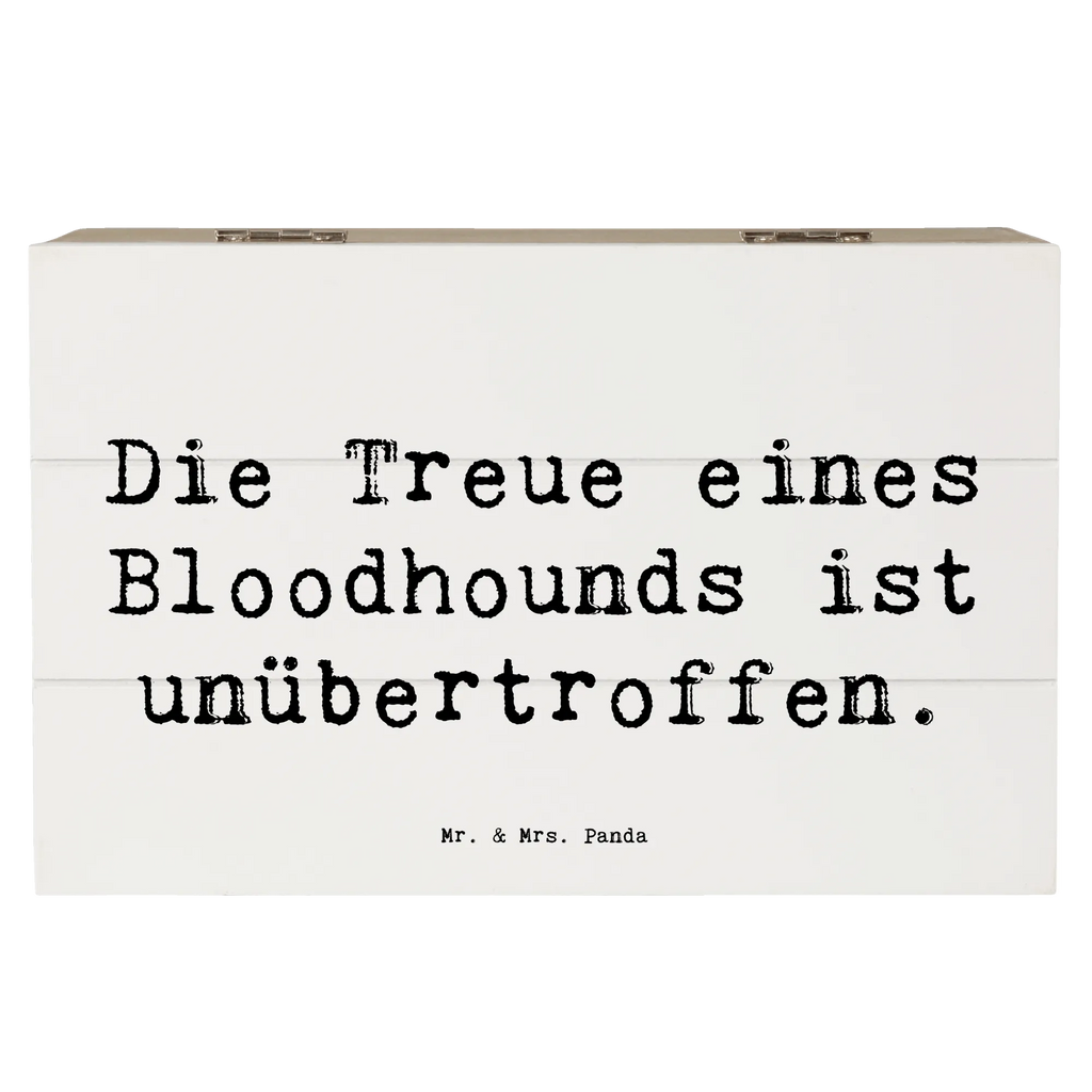 Holzkiste Spruch Bloodhound Treue XXL, Erinnerungskiste, Schatulle, Dekokiste, Aufbewahrungsbox, Geschenkbox, Erinnerungsbox, Schatzkiste, Geschenkdose, Kiste, Holzkiste, Truhe, Hund, Hunderasse, Rassehund, Hundebesitzer, Geschenk, Tierfreund, Schenken, Welpe