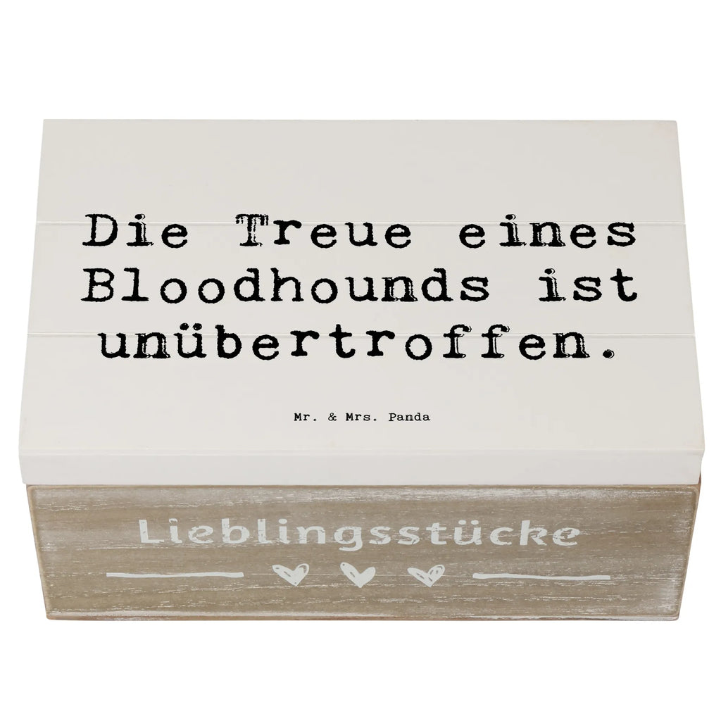 Holzkiste Spruch Bloodhound Treue XXL, Erinnerungskiste, Schatulle, Dekokiste, Aufbewahrungsbox, Geschenkbox, Erinnerungsbox, Schatzkiste, Geschenkdose, Kiste, Holzkiste, Truhe, Hund, Hunderasse, Rassehund, Hundebesitzer, Geschenk, Tierfreund, Schenken, Welpe