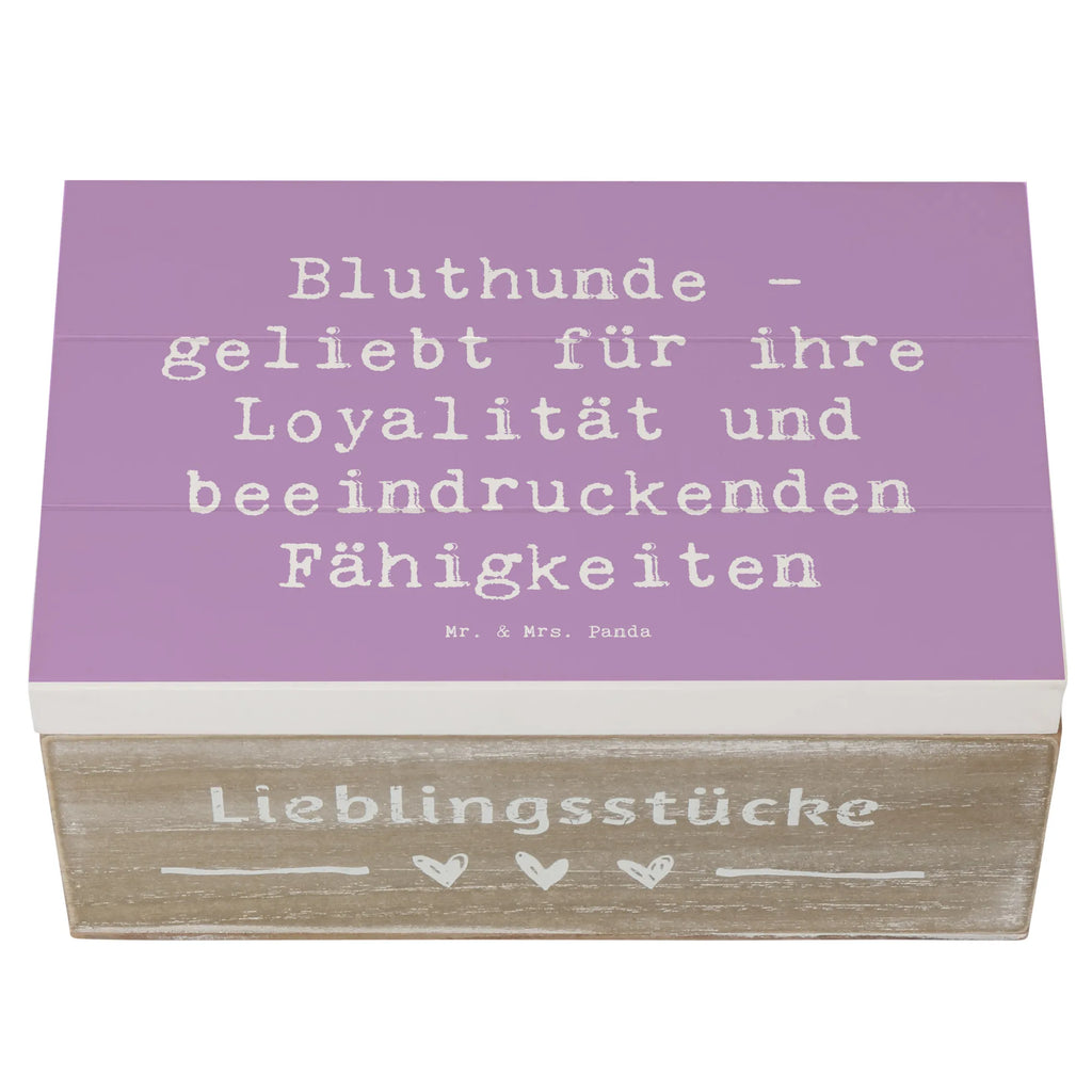 Holzkiste Spruch Loyaler Bluthund Erinnerungsbox, Geschenkbox, Schatzkiste, Truhe, Erinnerungskiste, Aufbewahrungsbox, Holzkiste, Kiste, Schatulle, XXL, Dekokiste, Geschenkdose, Hund, Hunderasse, Rassehund, Hundebesitzer, Geschenk, Tierfreund, Schenken, Welpe