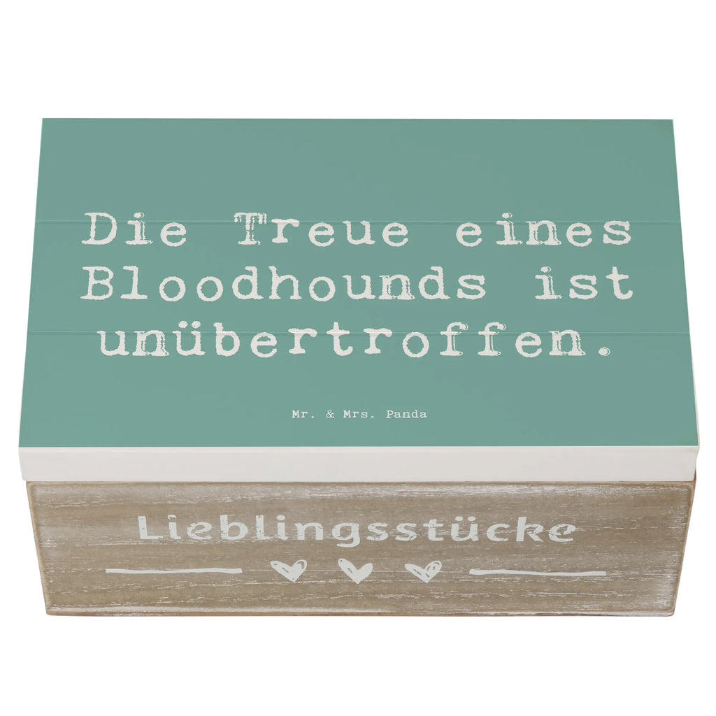 Holzkiste Spruch Bloodhound Treue XXL, Erinnerungskiste, Schatulle, Dekokiste, Aufbewahrungsbox, Geschenkbox, Erinnerungsbox, Schatzkiste, Geschenkdose, Kiste, Holzkiste, Truhe, Hund, Hunderasse, Rassehund, Hundebesitzer, Geschenk, Tierfreund, Schenken, Welpe