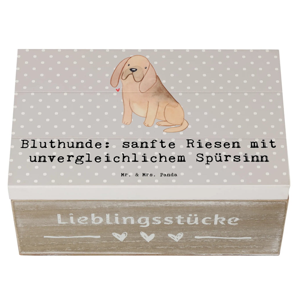 Wooden chest Bluthunde: sanfte Riesen mit unvergleichlichem Spürsinn Schatzkiste, Truhe, Dekokiste, Holzkiste, Erinnerungskiste, Aufbewahrungsbox, Geschenkdose, Kiste, Geschenkbox, XXL, Erinnerungsbox, Schatulle, Hund, Hunderasse, Rassehund, Hundebesitzer, Geschenk, Tierfreund, Schenken, Welpe